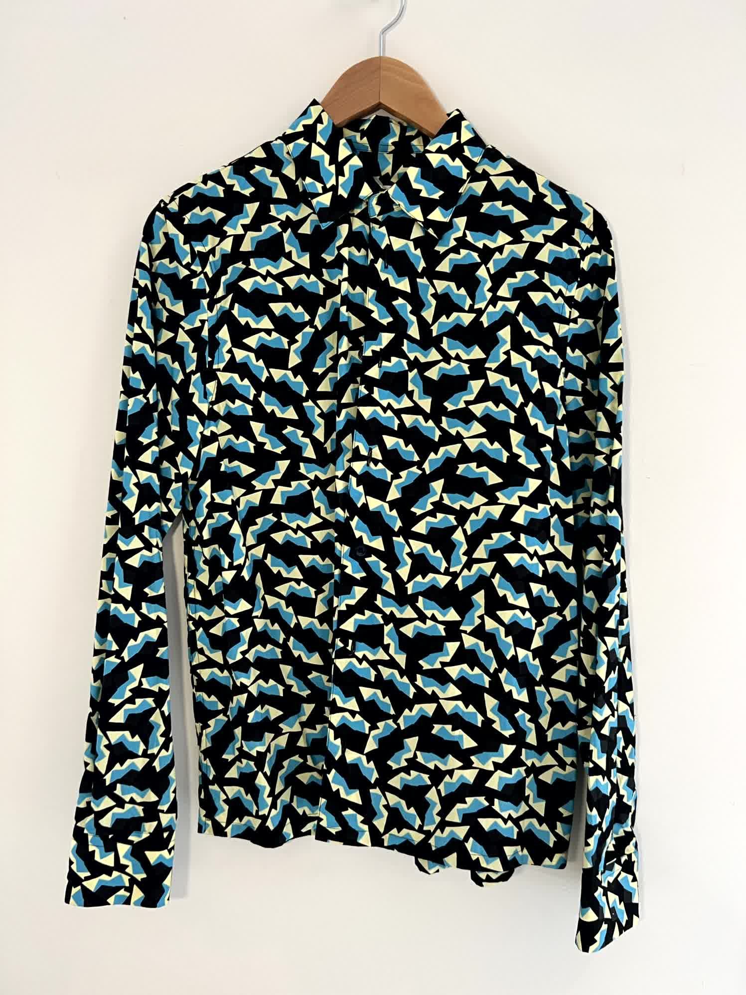 Marni Vibrant Abstract Print Button-Up Collared Shirt Size US M / EU 48-50 / 2 - 1 Thumbnail