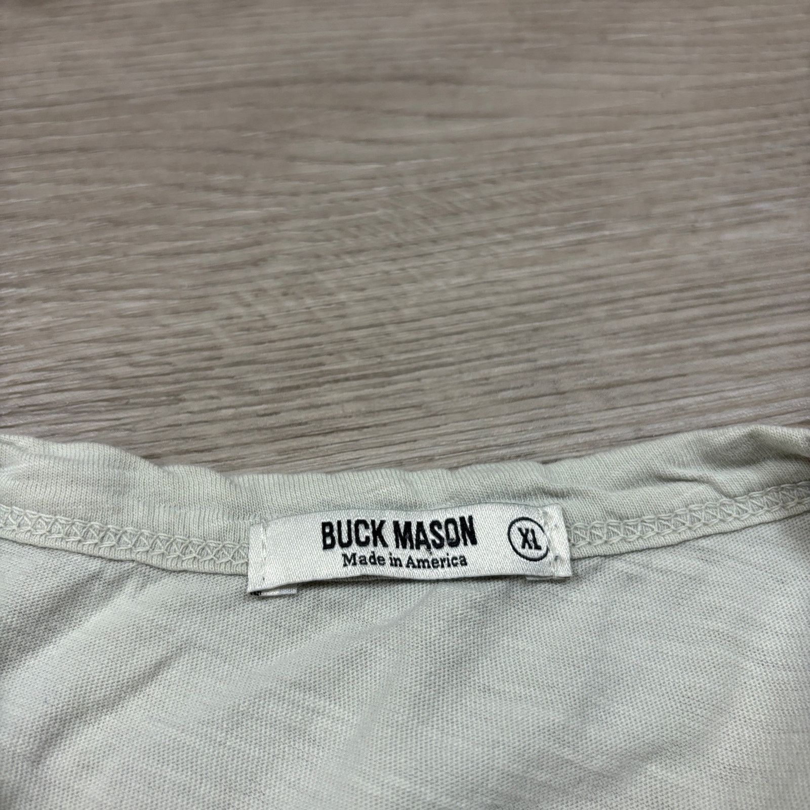 Buck Mason Buck Mason Curved Hem Slub Cotton Short Sleeve Shirt Men's M Size US XL / EU 56 / 4 - 6 Thumbnail