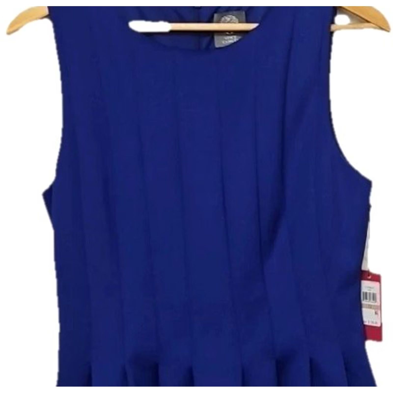 Vince Camuto Vince Camuto Royal Blue Fit & Flare Dress 12 NWT Cocktail Wedding Guest Stretch Size XL / US 12-14 / IT 48-50 - 2 Thumbnail