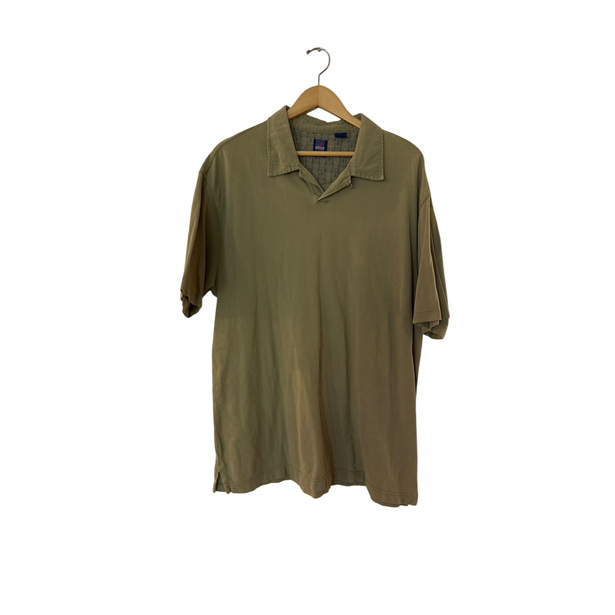 Jantzen Jantzen Mens Olive Green Polo Shirt XL 100% Cotton Casual Sh Size US XL / EU 56 / 4 - 1 Thumbnail