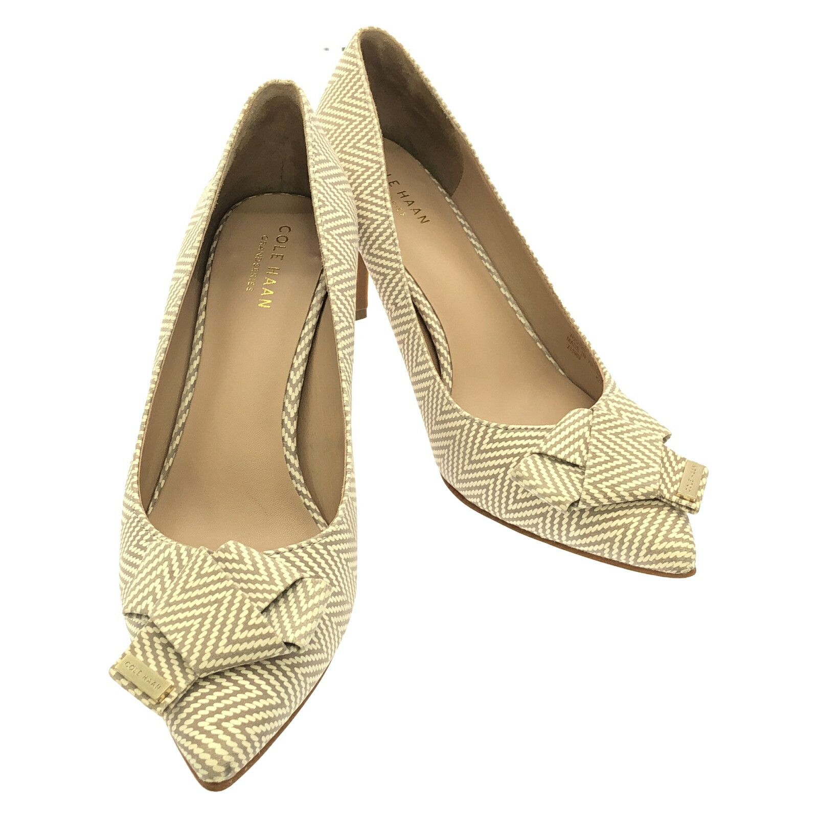Other Cole Haan Inna Leather Pumps Leather Shoes in Beige, Women's