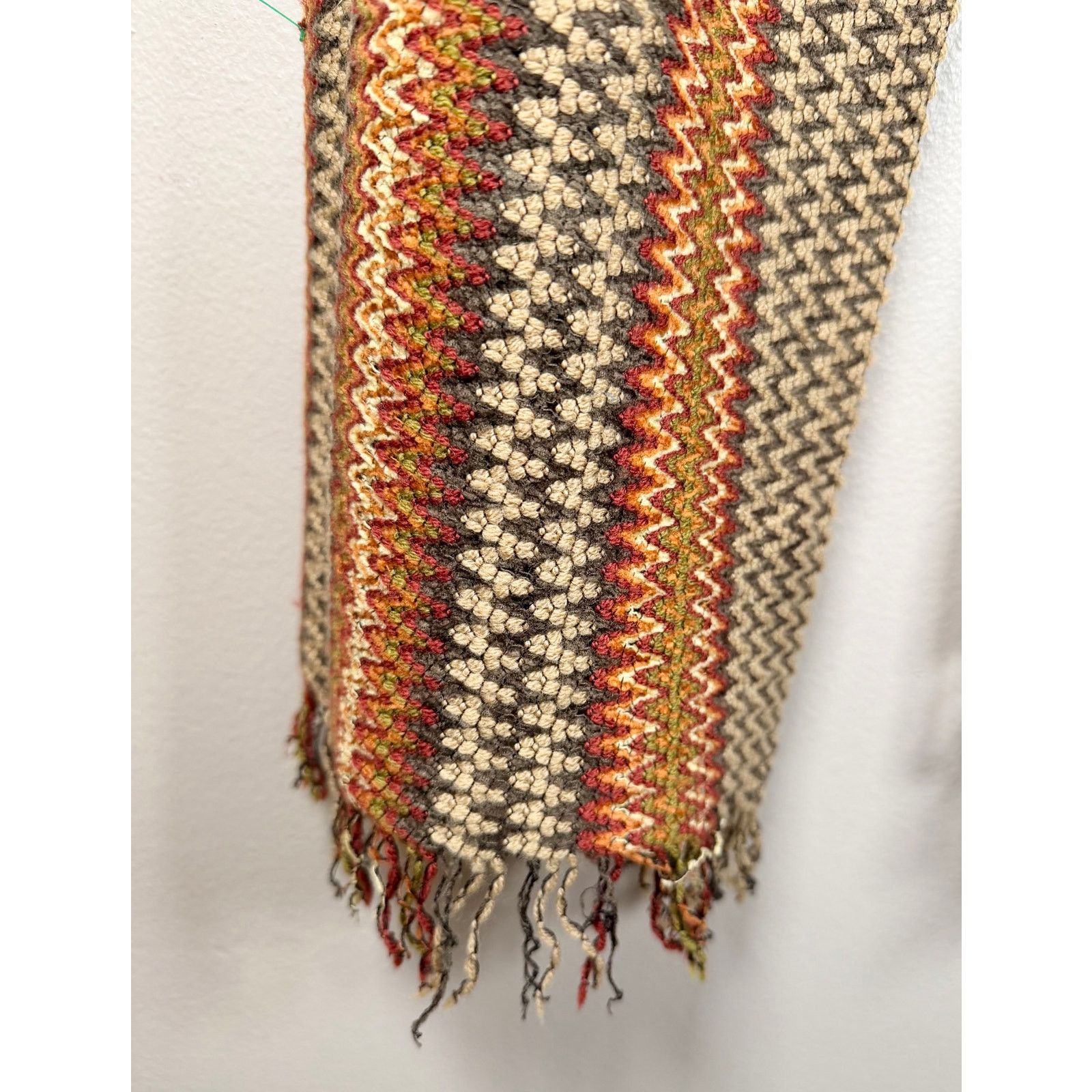 Missoni Missoni Sciarpe Knit Chevron Fringe Scarf $390 Size ONE SIZE - 11 Thumbnail