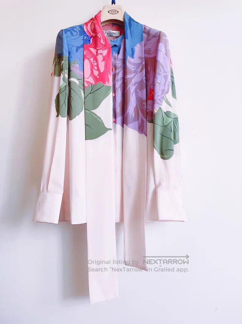 Valentino Valentino Mulberry silk shirt Size S / US 4 / IT 40 - 1 Thumbnail