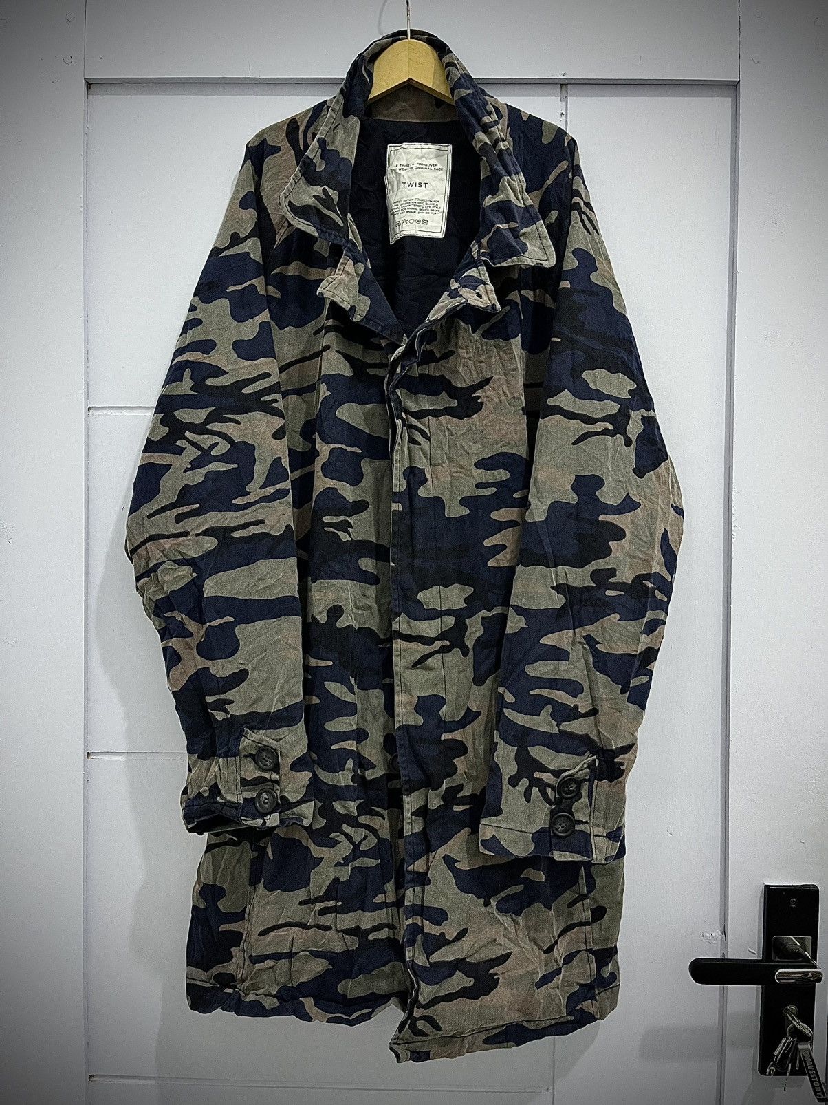 Vintage Vintage Twist Camo Parca Jacket Size US L / EU 52-54 / 3 - 1 Thumbnail