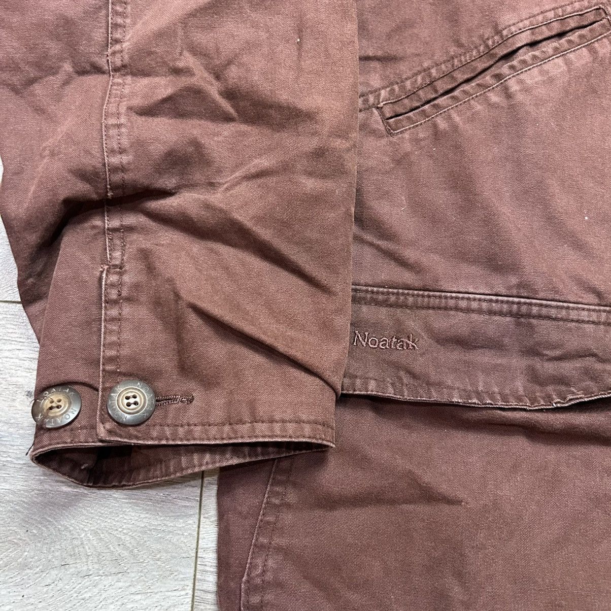 Vintage Naatak Outdoor Waxed Canvas Barn Coat — Brown Leather Collar Size US L / EU 52-54 / 3 - 4 Thumbnail