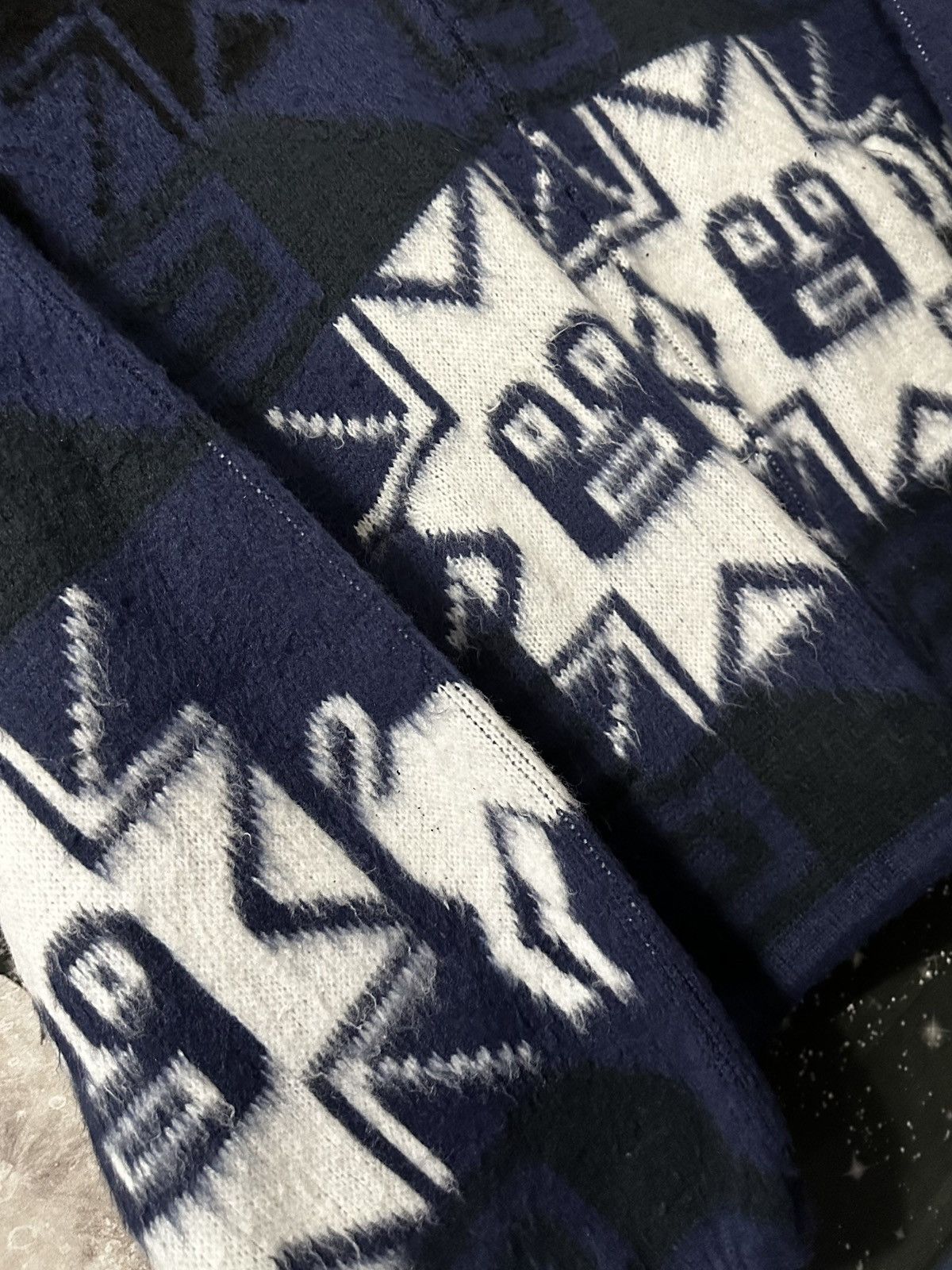 Other Aztec Indigenous Alpaca Knit Zip Hoodie Size US L / EU 52-54 / 3 - 5 Thumbnail