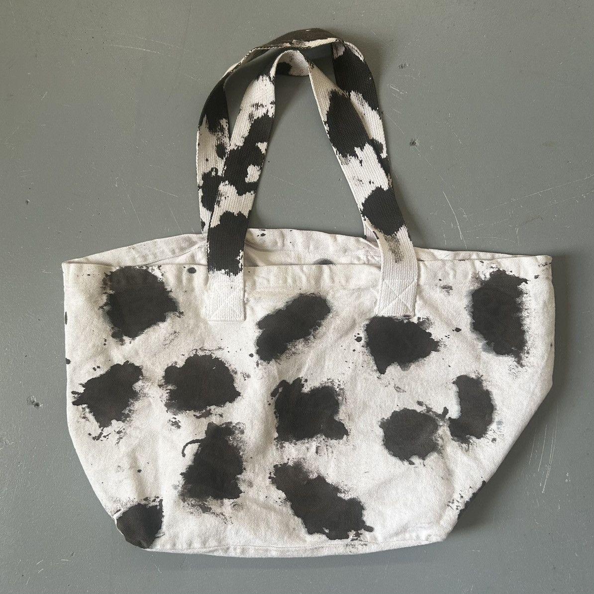 basketcase gallery Basketcase Gallery “MILK” Cow Print Tote Size ONE SIZE - 2 Thumbnail