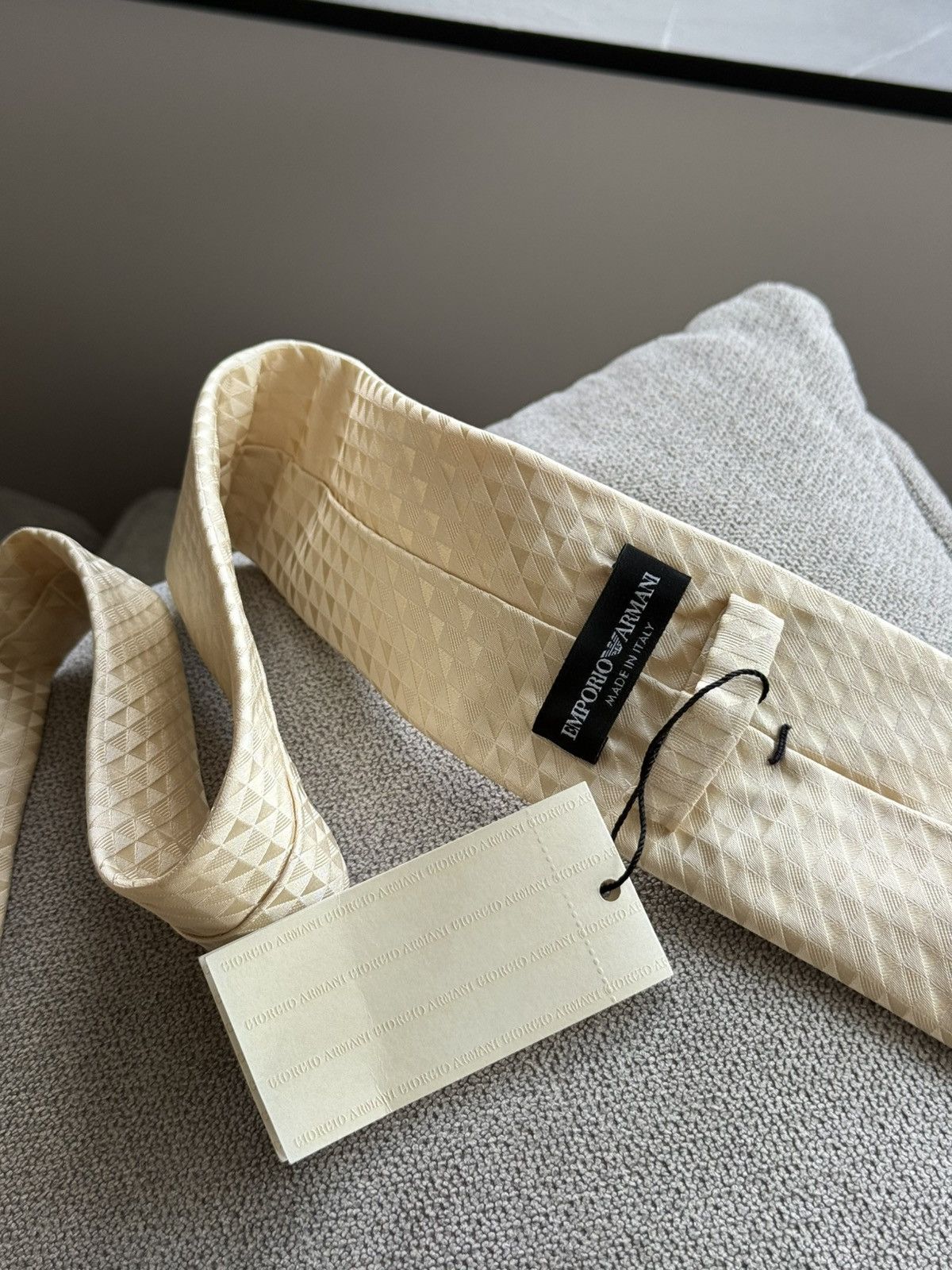 Giorgio Armani Limited Emporio Armani Napoli NWT Silk Men’s Ties Size ONE SIZE - 10 Thumbnail