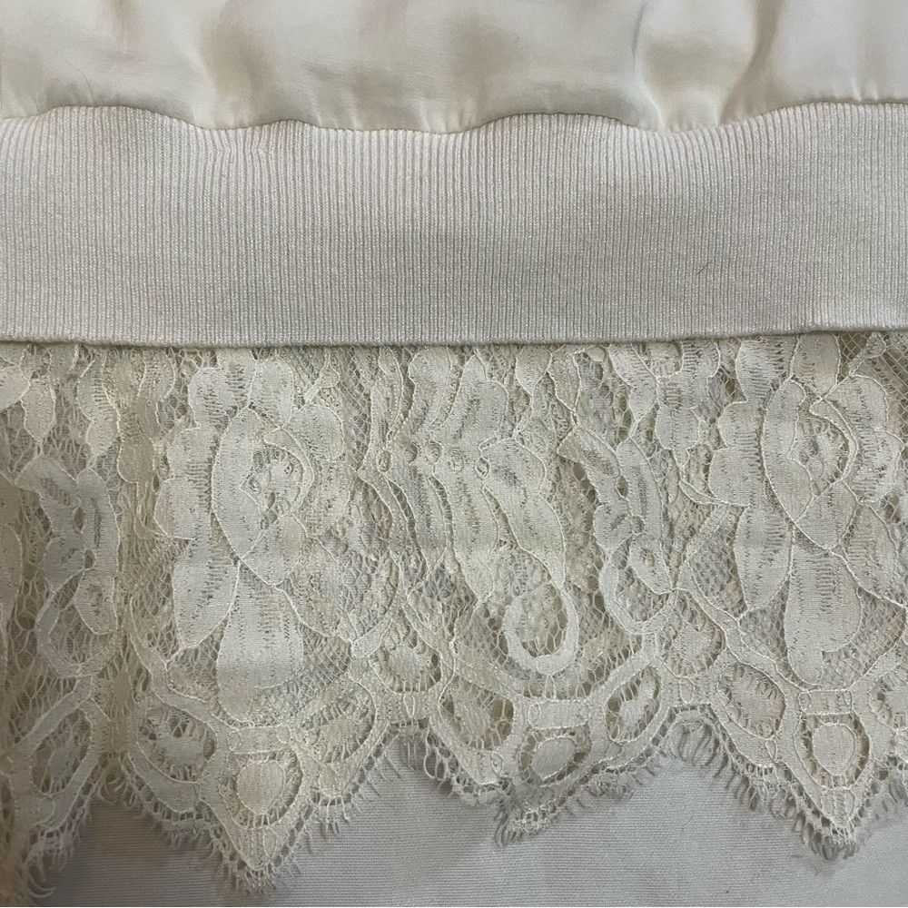 Other Hale Bob Ivory Mixed Media Lace Knit Long Sleeve Sweater Si Size L / US 10 / IT 46 - 6 Thumbnail