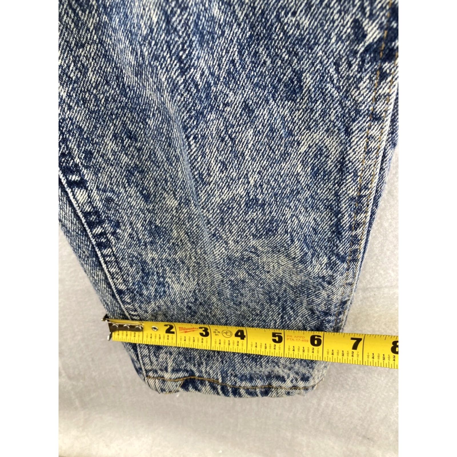 Lee VTG Lee Mom Jeans Size 11 M High Rise Tapered Stonewashed Bleached 28X31 90s USA - Jeans - Women - 80s Theme Size 32" / US 10 / IT 46 - 7 Thumbnail