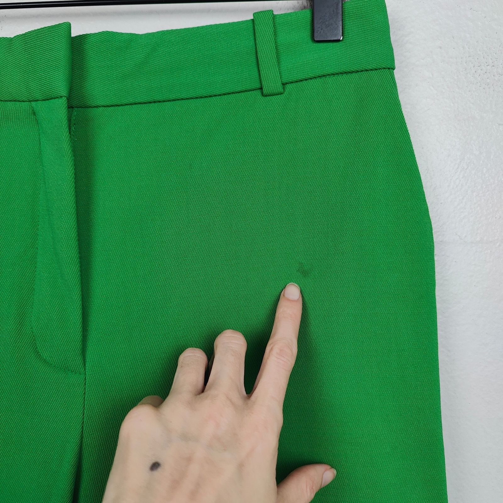 Aritzia Aritzia Babaton Agency Pant City Wool Womens 4 Green Size 27" / US 4 / IT 40 - 3 Thumbnail