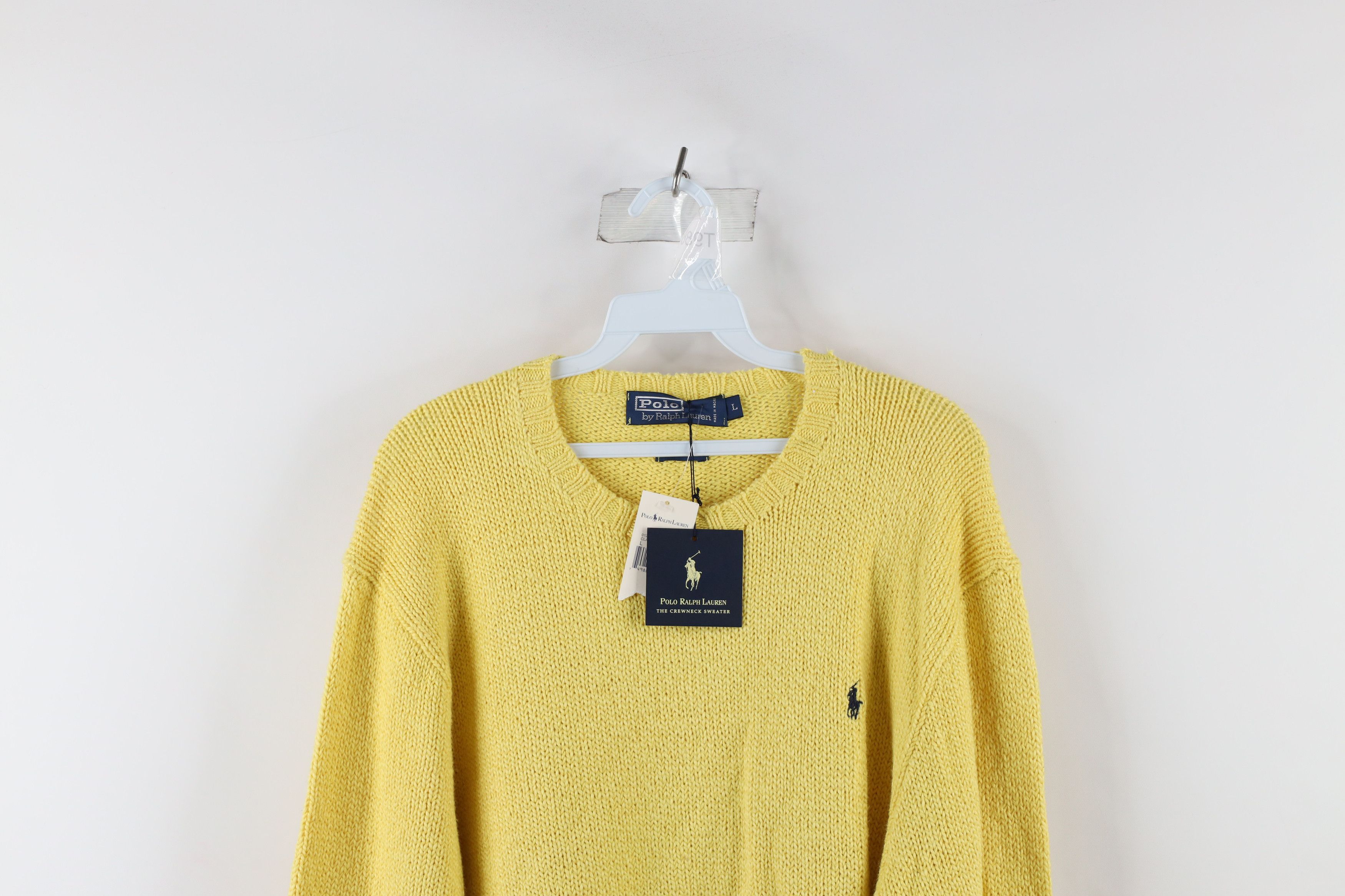 Ralph Lauren × Vintage NOS Vintage 90s Ralph Lauren Blend Knit Crewneck Sweater Size US L / EU 52-54 / 3 - 2 Thumbnail