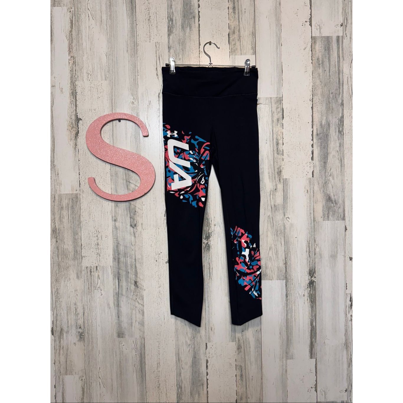 Under Armour Under Armour HeatGear Black Compression Leggings Women’s Small UA Logo Size 27" / US 4 / IT 40 - 3 Thumbnail
