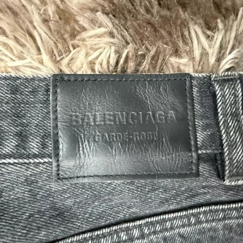 Balenciaga Balenciaga Washed Mid-Rise Flared Jeans Size 42" / US 20 - 5 Thumbnail