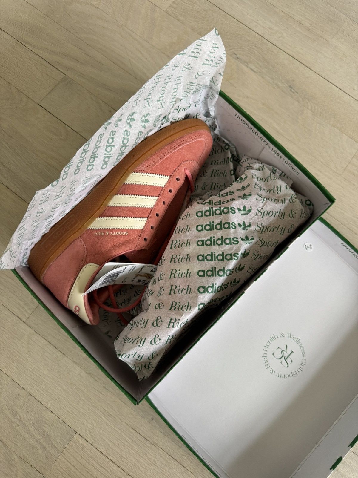 Adidas × Sporty & Rich Handball Spezial Sporty and Rich Pink Size US 7.5 / IT 37.5 - 7 Thumbnail