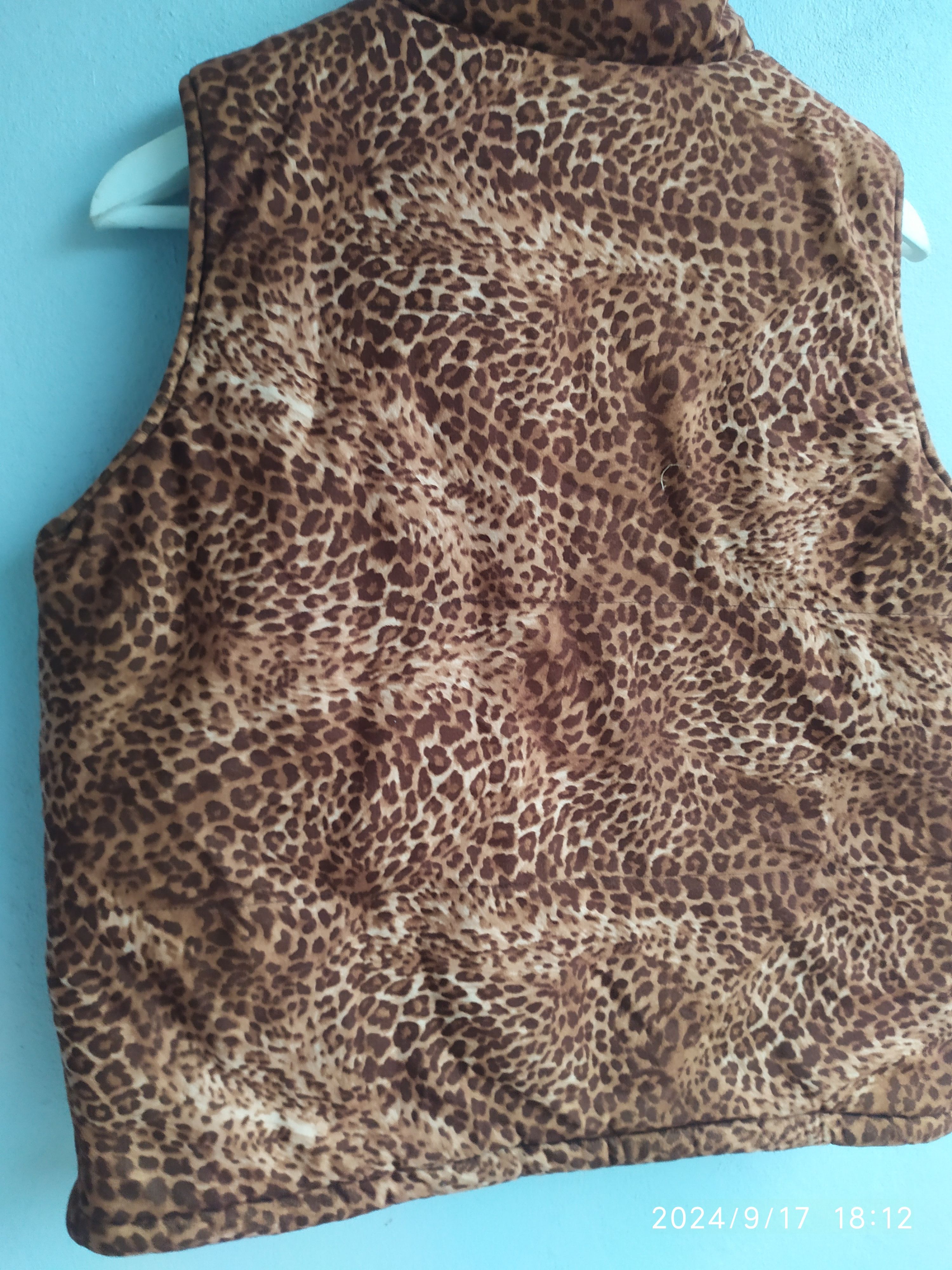 If Six Was Nine × Japanese Brand × Le Grande Bleu (L.G.B.) Leopard Puffer Vest Vintage Size US M / EU 48-50 / 2 - 4 Thumbnail