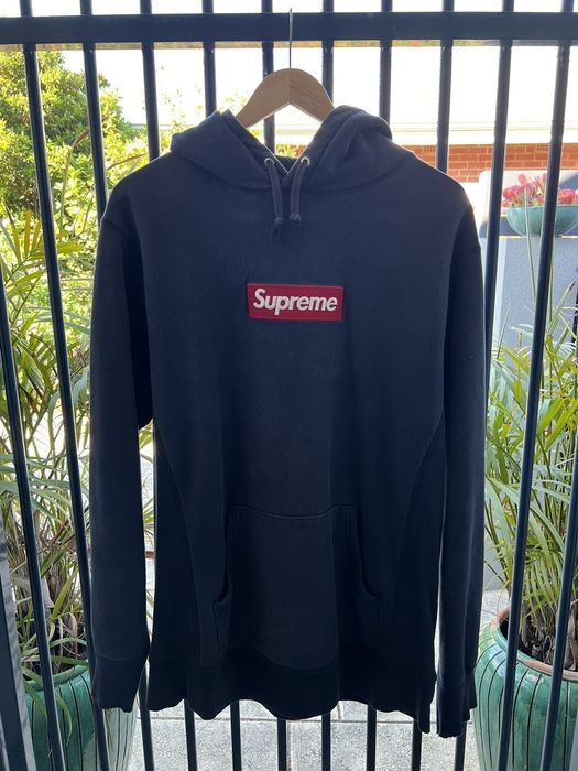 Supreme Box Logo Hooded Sweatshirt Black (FW16)