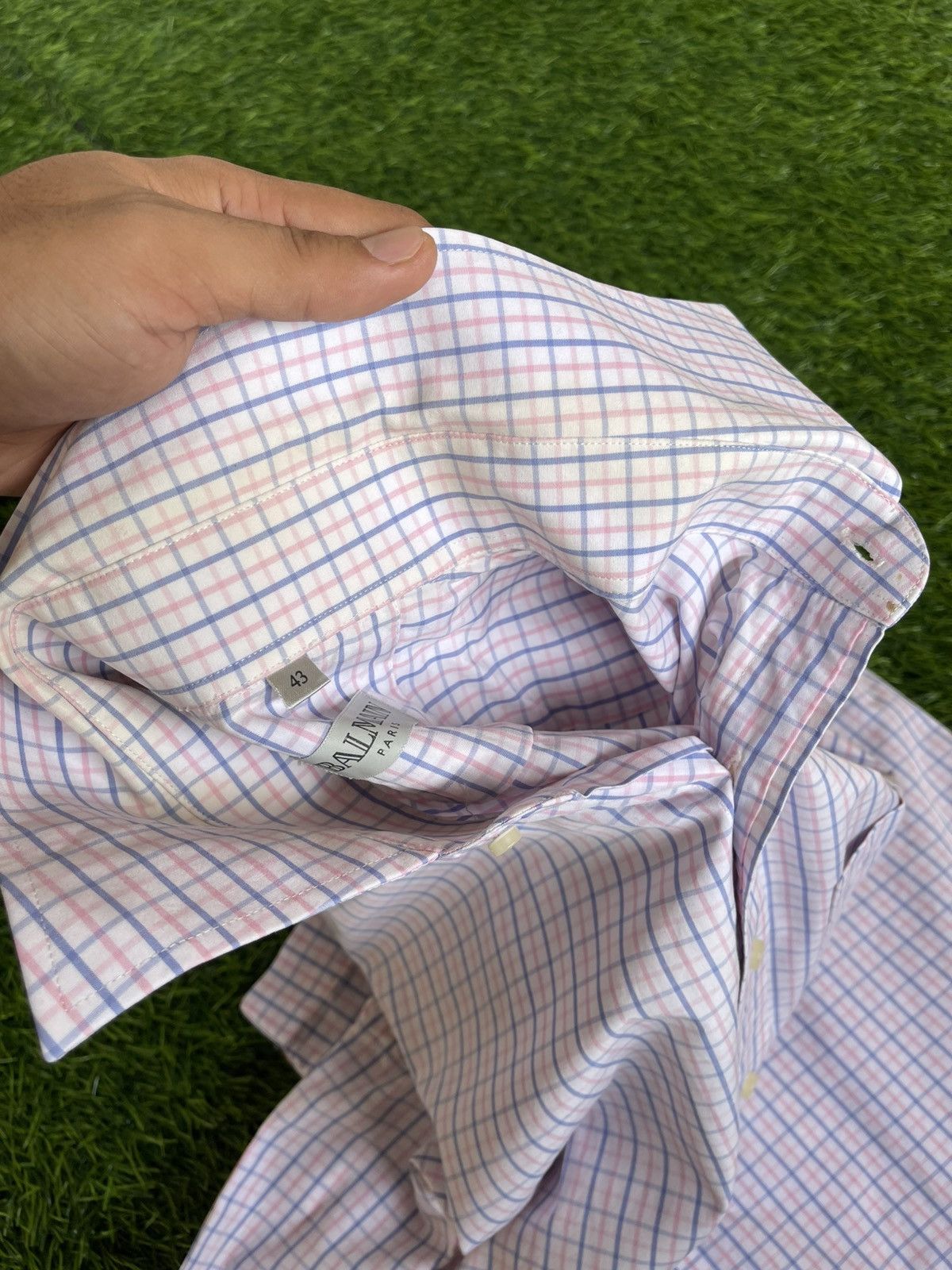 Balmain Vintage’90s🔥BALMAIN PIERRE🔥Square Short Shirt Button Up Size US L / EU 52-54 / 3 - 12 Thumbnail