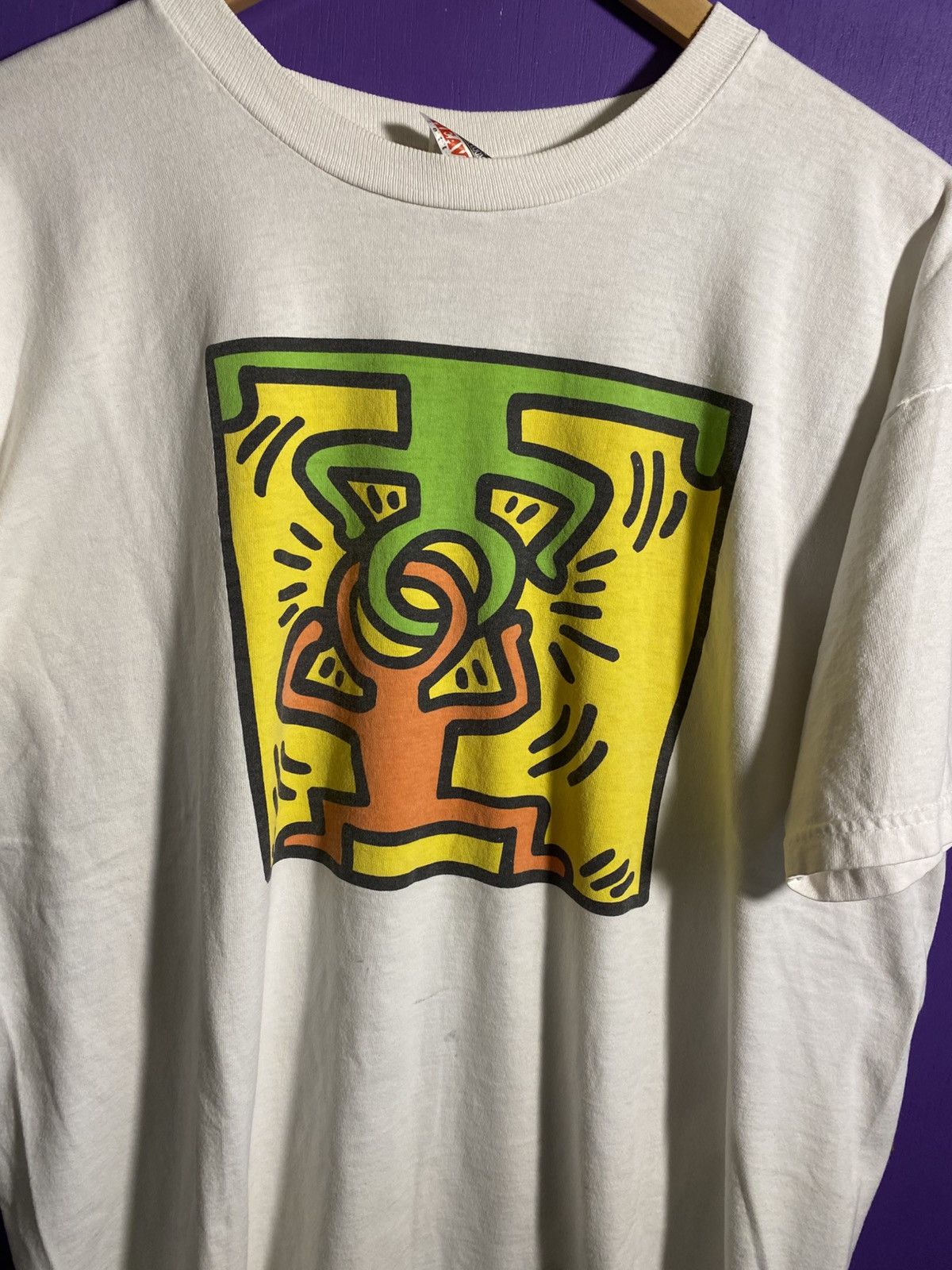 Keith Haring Vintage 1998 Keith Haring San Francisco art tee Size US XL / EU 56 / 4 - 3 Thumbnail