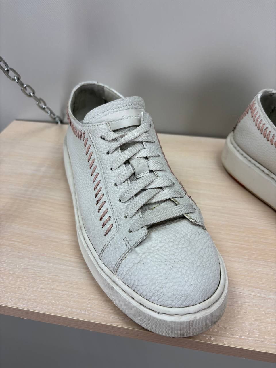 Designer × Santoni Womens sneakers Santoni Size 38 Color White Size US 8 / IT 38 - 4 Thumbnail