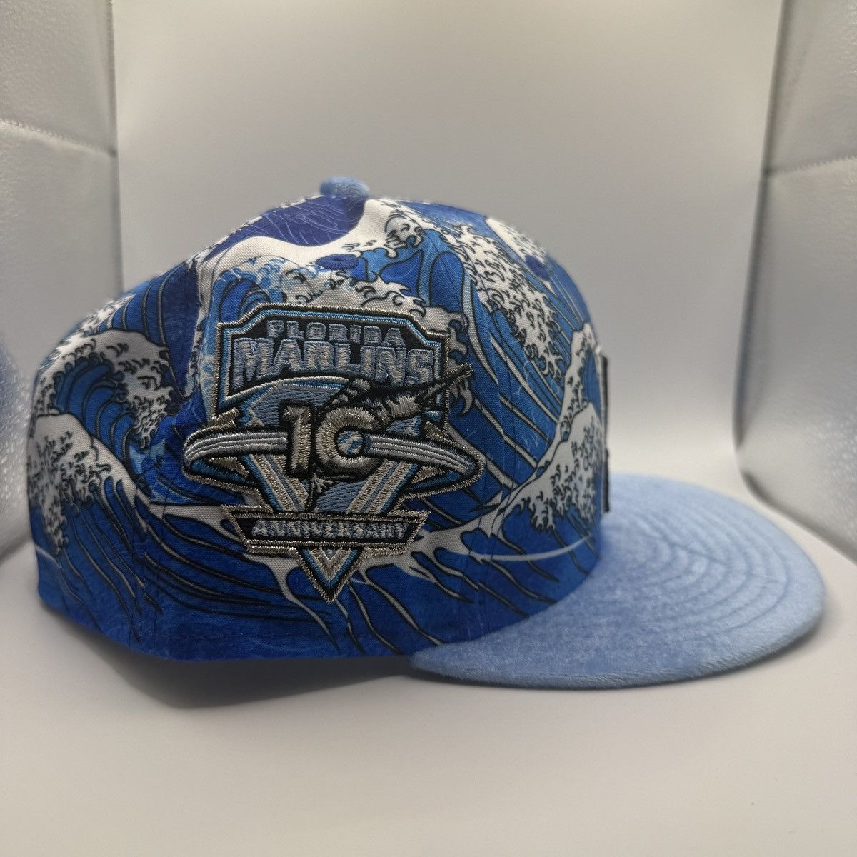 New Era New era Miami marlins 10th year anniversary fitted Hat 7 1/4 Size ONE SIZE - 2 Thumbnail