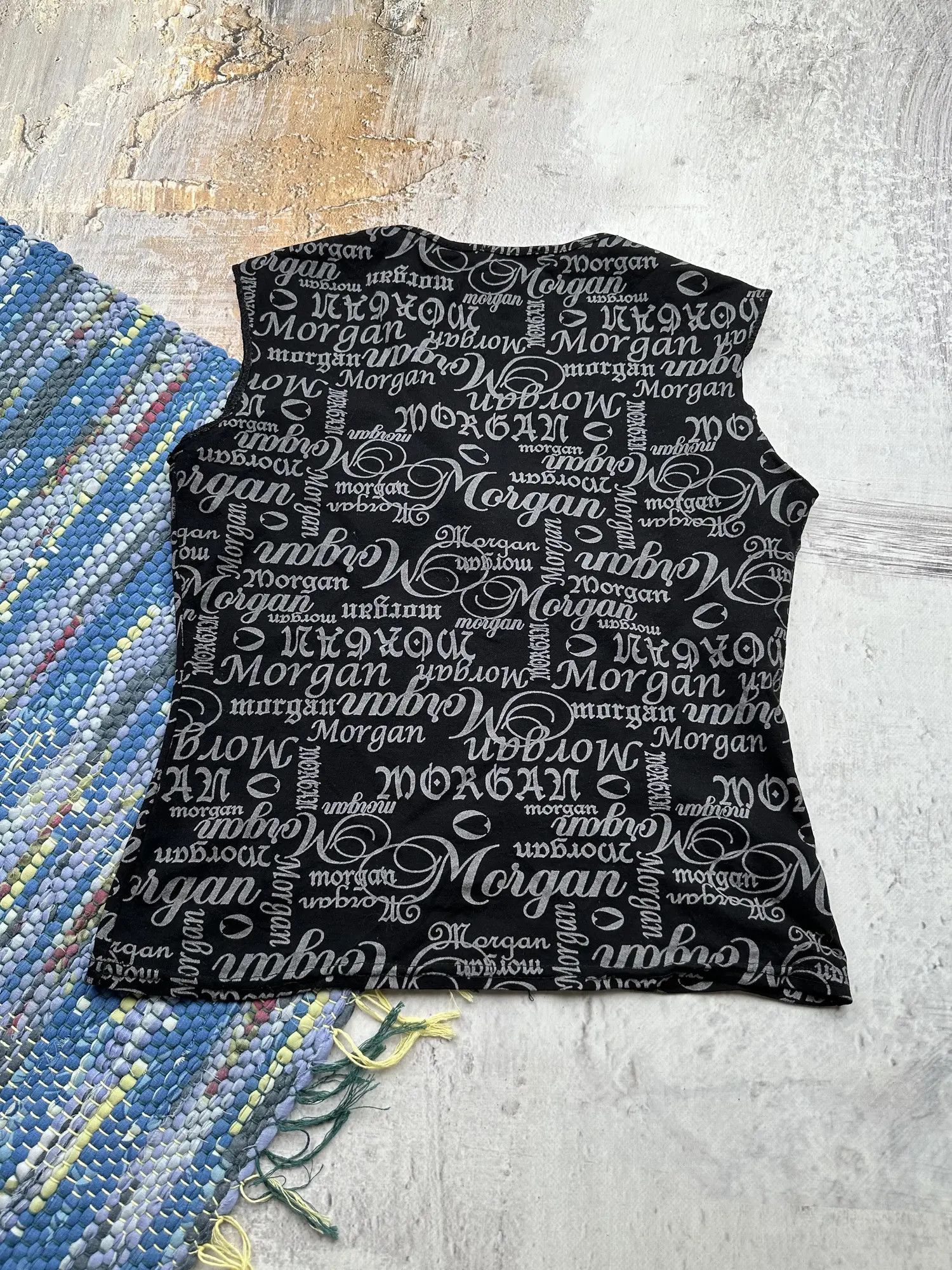 Japanese Brand Vintage Printed Tank Top A525(151) Size M / US 6-8 / IT 42-44 - 2 Thumbnail