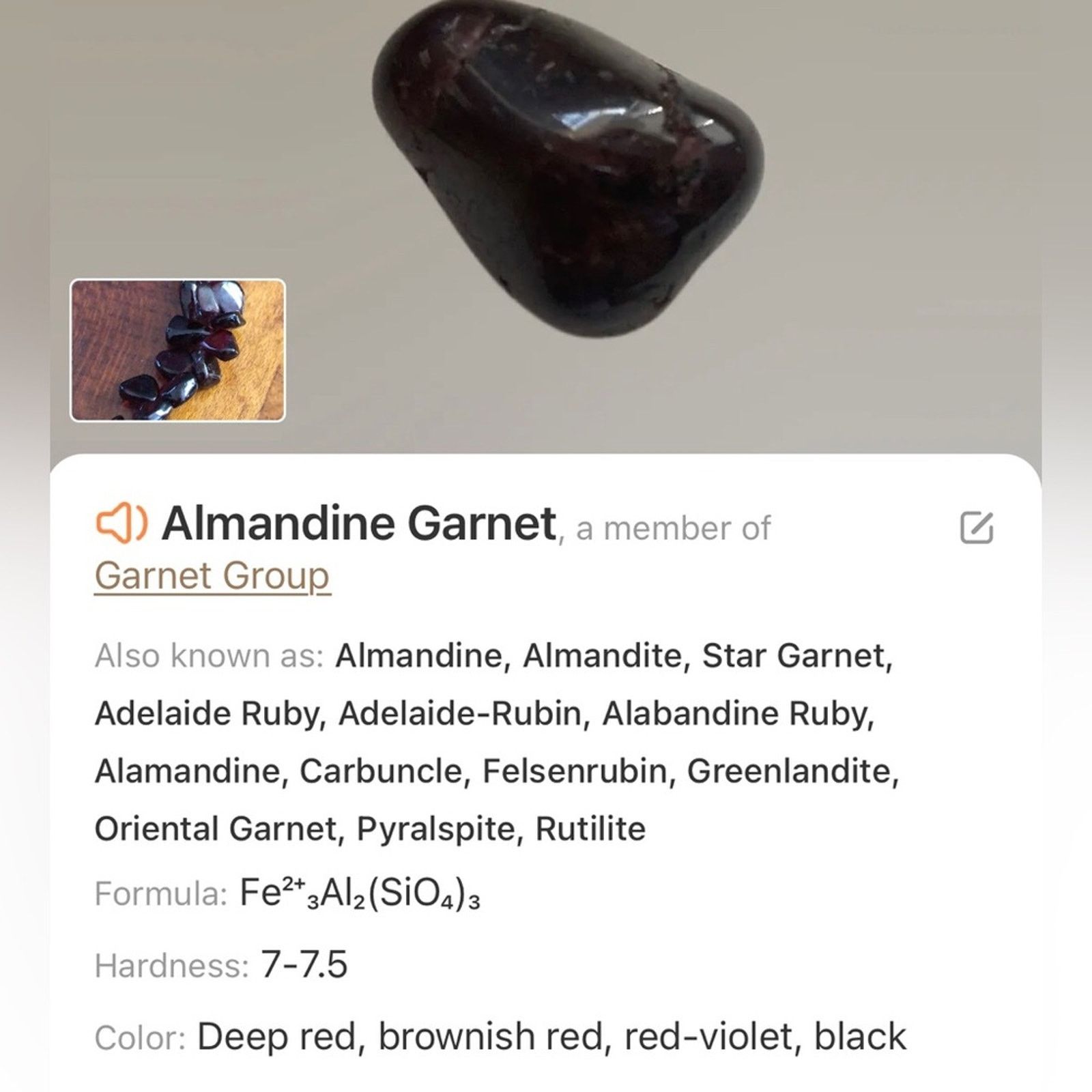 Vintage Vintage genuine almandine garnet barrel clasp necklace Size ONE SIZE - 11 Thumbnail