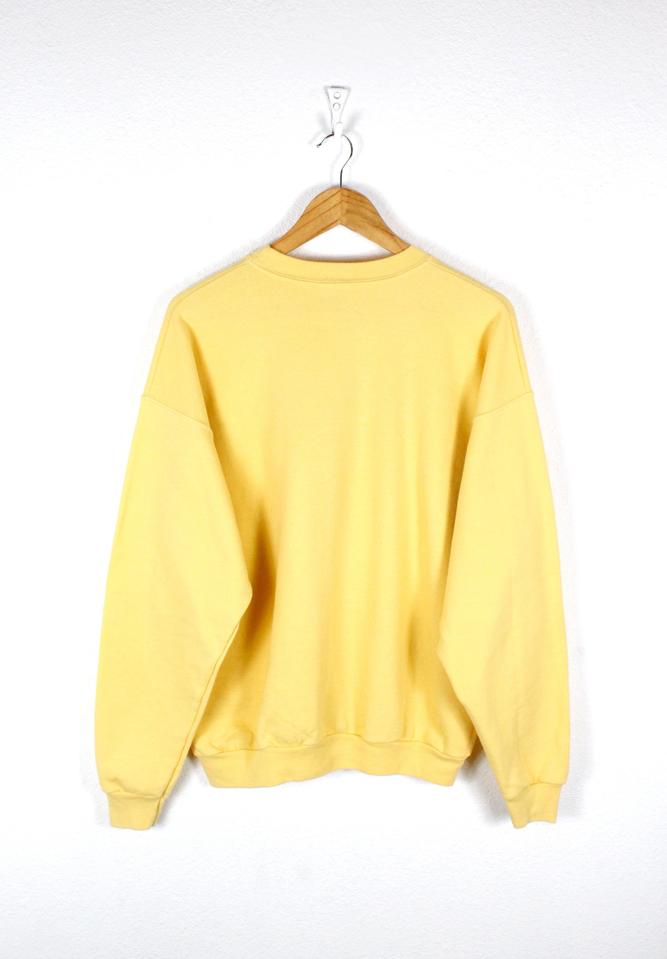 Vintage Vintage San Francisco California Logo Yellow Sweatshirt 90s Size US L / EU 52-54 / 3 - 3 Thumbnail