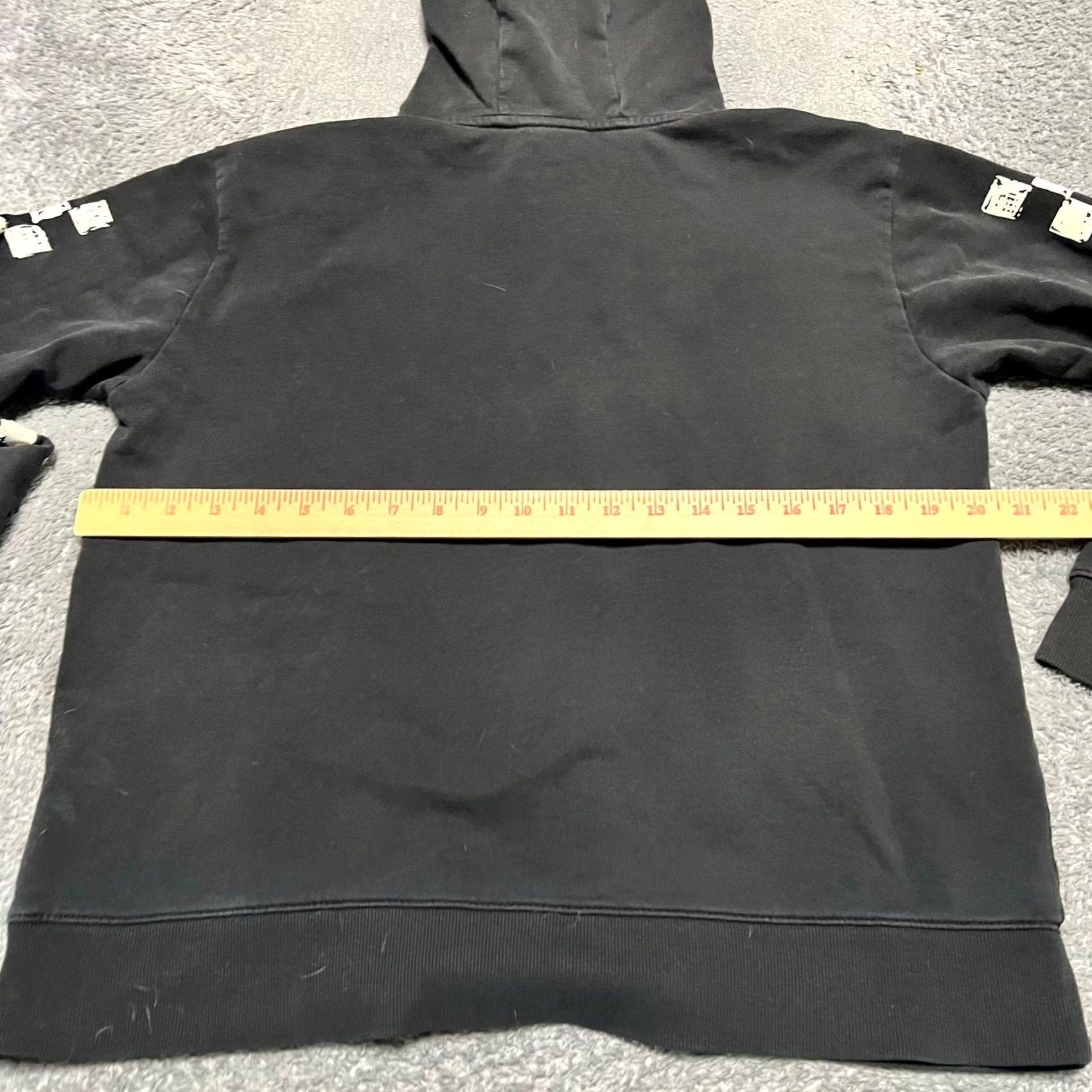 Vans Vans Hoodie Womens Medium Black skull unisex pullover checker Sweatshirt Size M / US 6-8 / IT 42-44 - 5 Thumbnail
