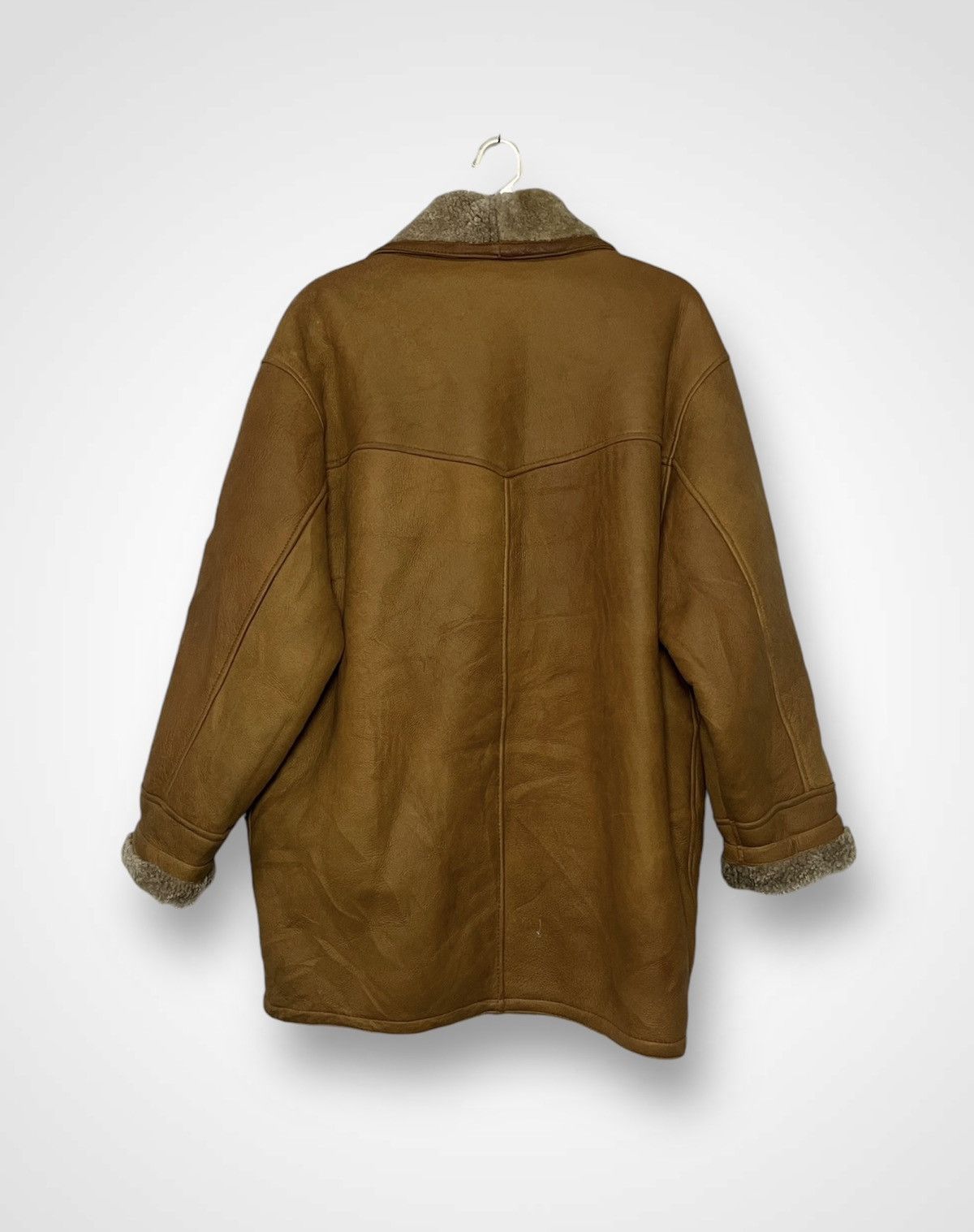 Japanese Brand Roberto Massini Leather Button Up Jacket (10) Size US XL / EU 56 / 4 - 2 Thumbnail
