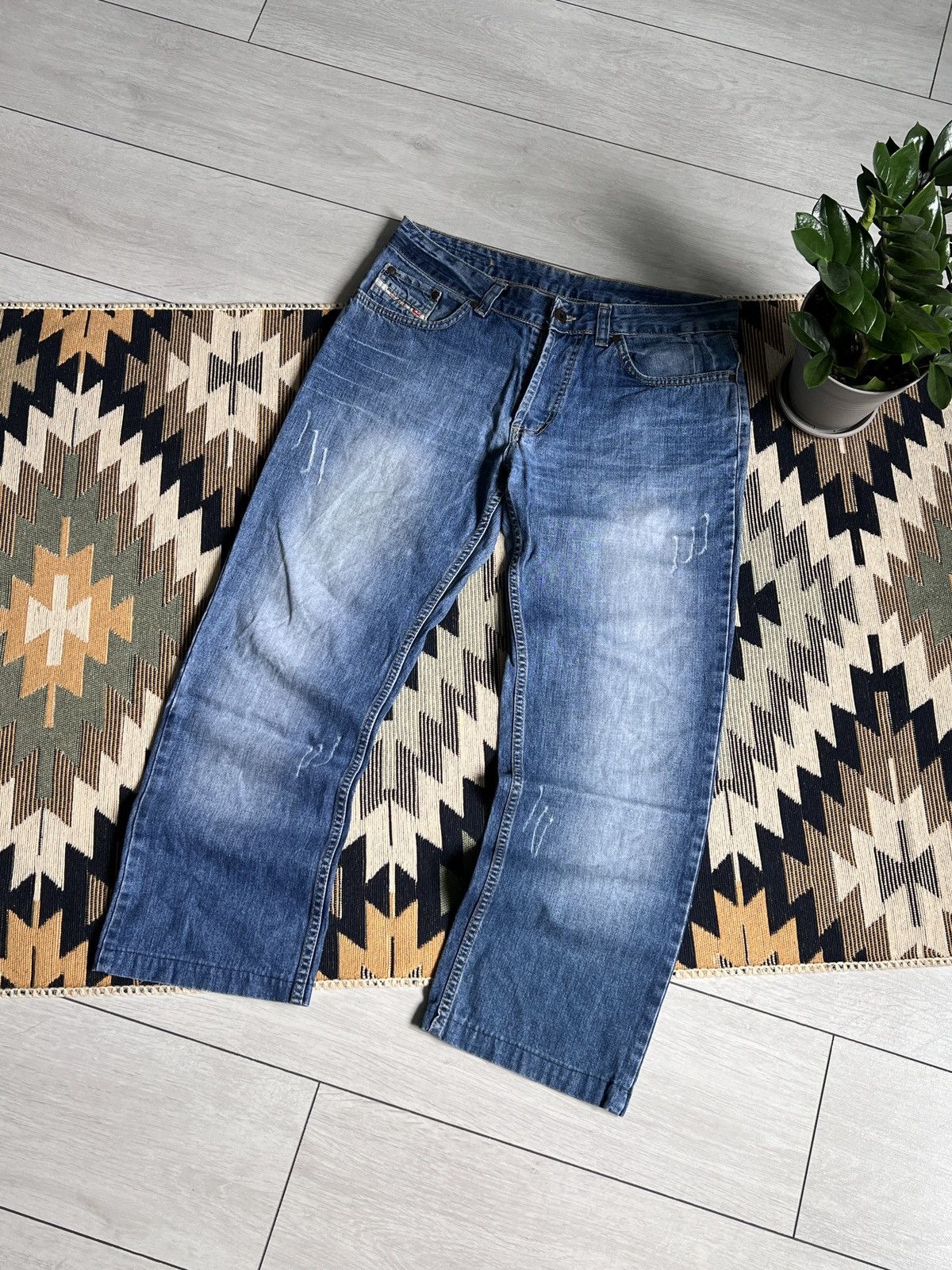 Diesel Diesel Baggy Distressed Denim Y2K Jeans Size US 32 / EU 48 - 6 Thumbnail