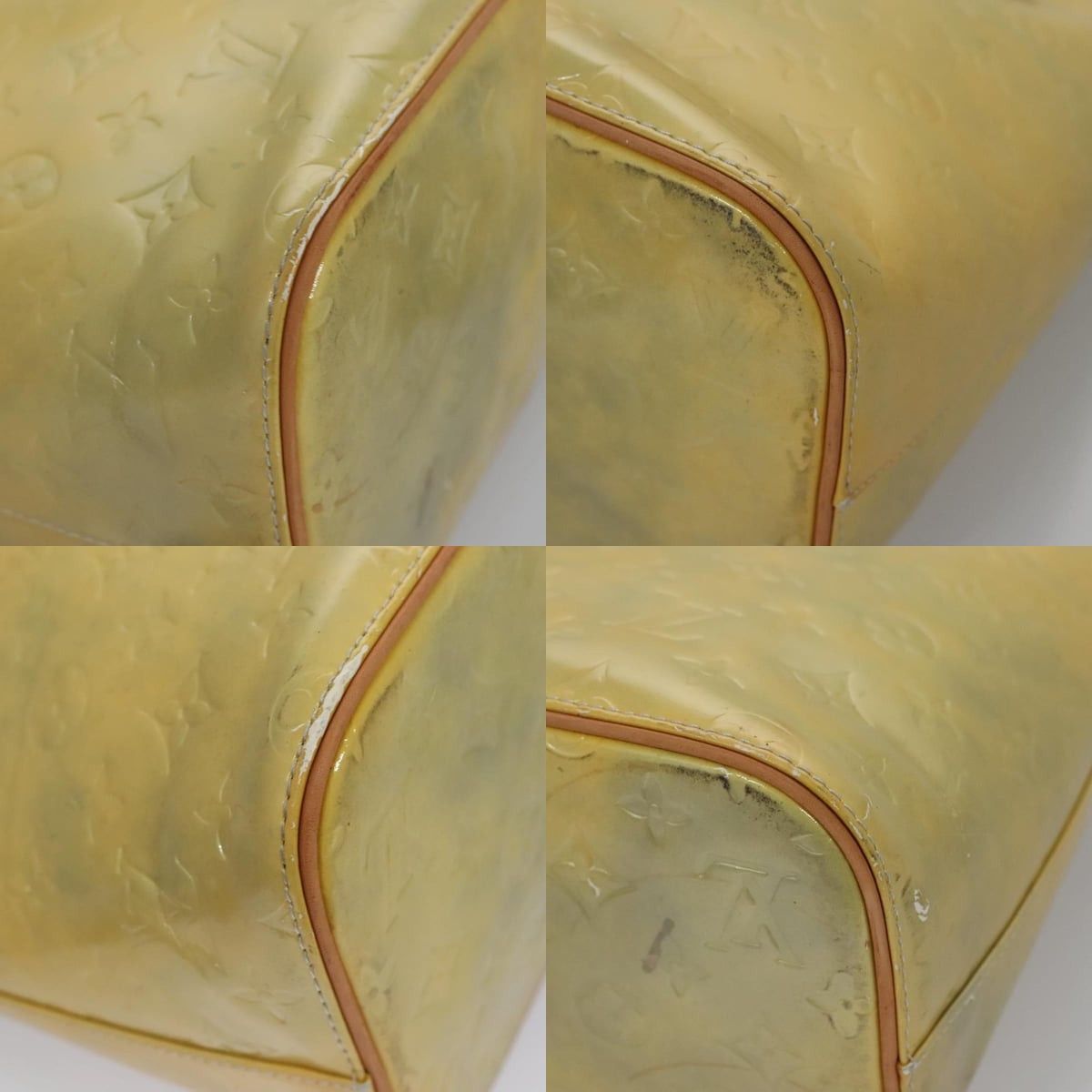 Louis Vuitton LOUIS VUITTON Monogram Vernis Houston Hand Bag Gris M91053 Size ONE SIZE - 10 Thumbnail