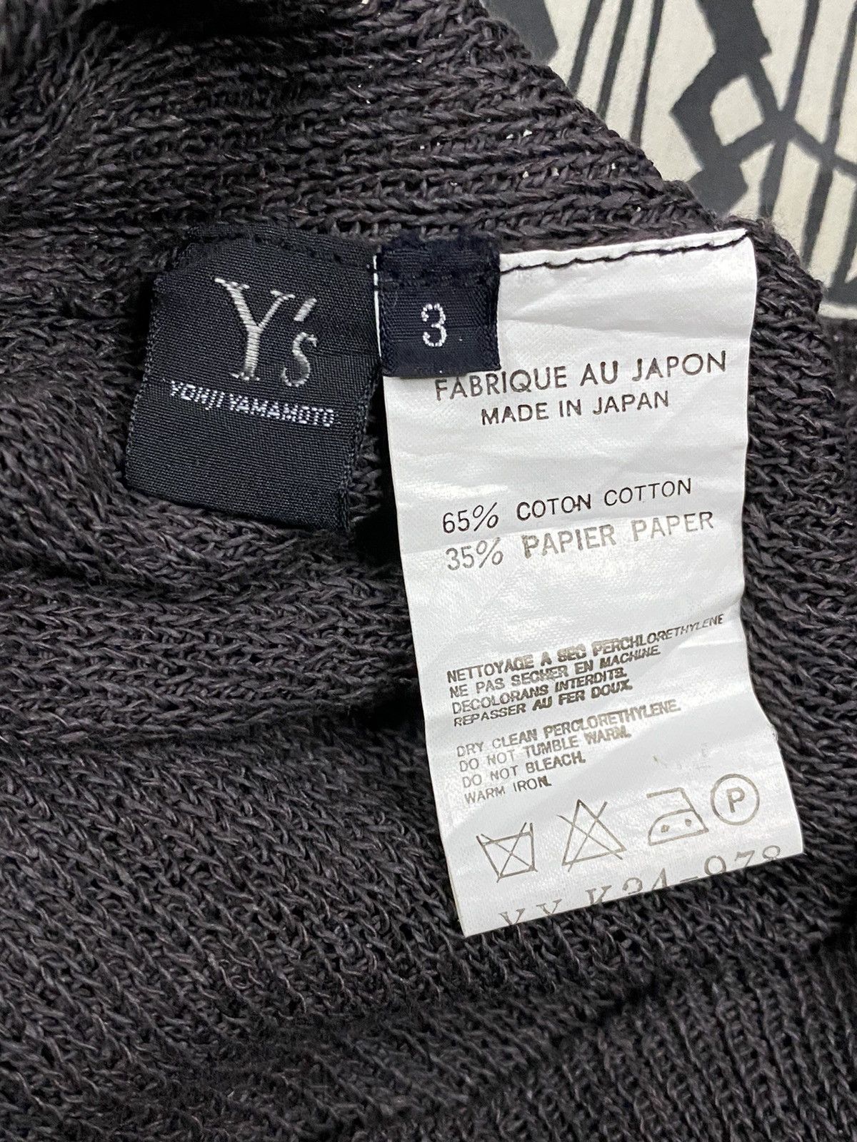 Yohji Yamamoto Y’s yohji yamamoto knit mesh Size US M / EU 48-50 / 2 - 7 Thumbnail