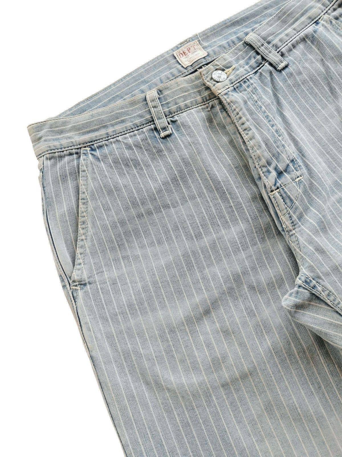 Japanese Brand Japanese Brand Dept Stripe Jeans Size US 32 / EU 48 - 6 Thumbnail