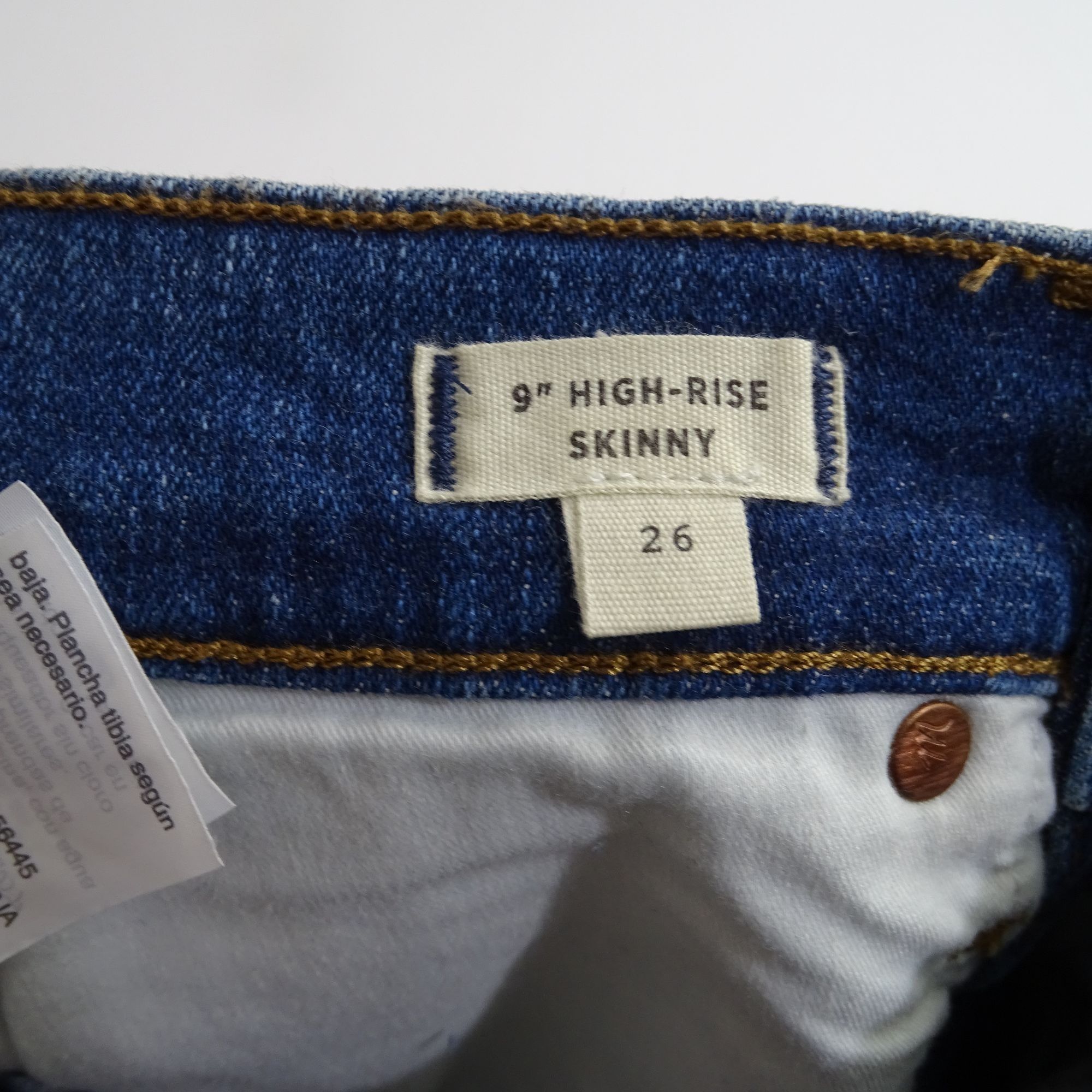 Madewell Madewell High Rise Skinny Jeans Women Size 26 Ripped Size 26" / US 2 / IT 38 - 8 Thumbnail