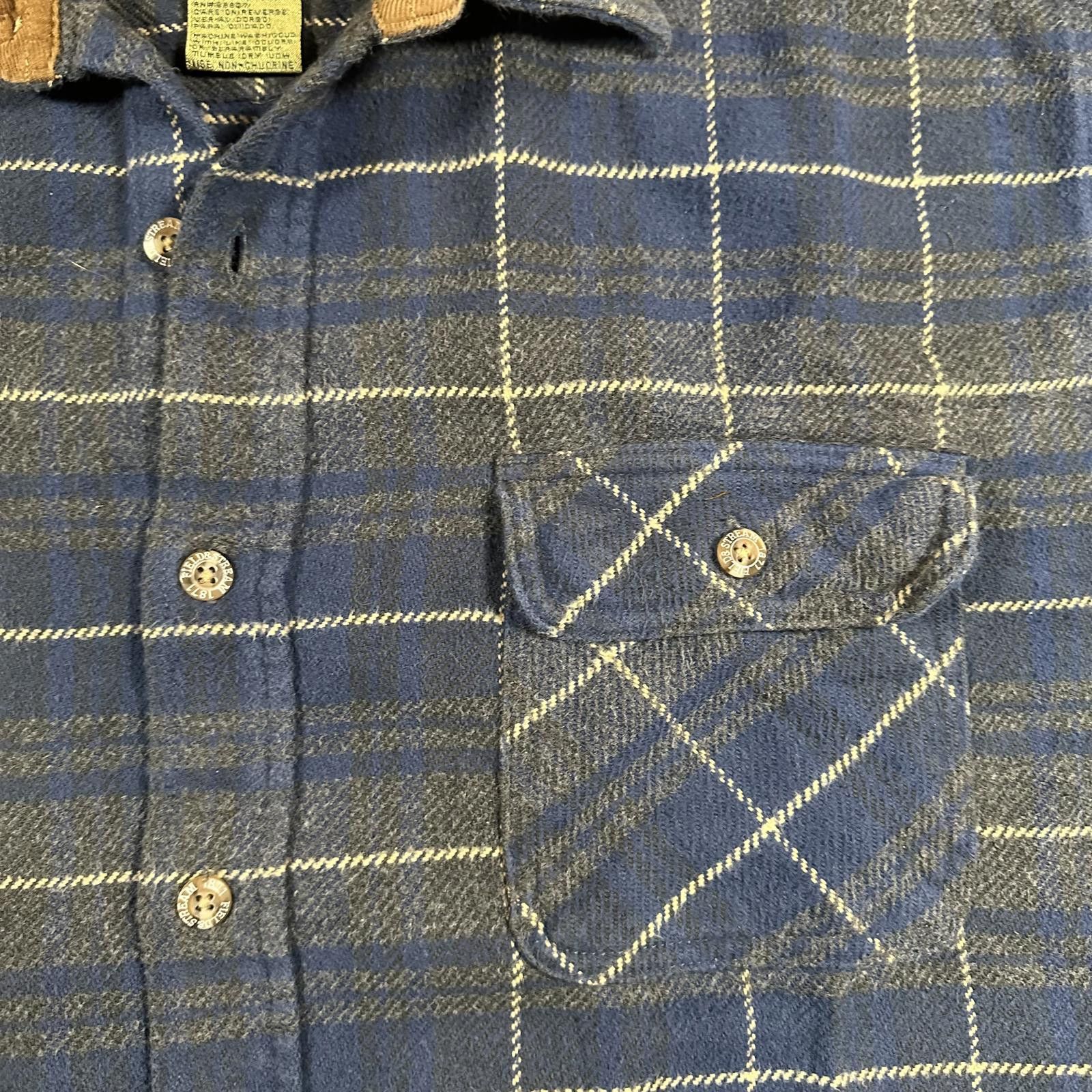Field & Stream Field & Stream Mens Outerwear XXL Blue Plaid Button-Up Shirt Size US XXL / EU 58 / 5 - 4 Thumbnail