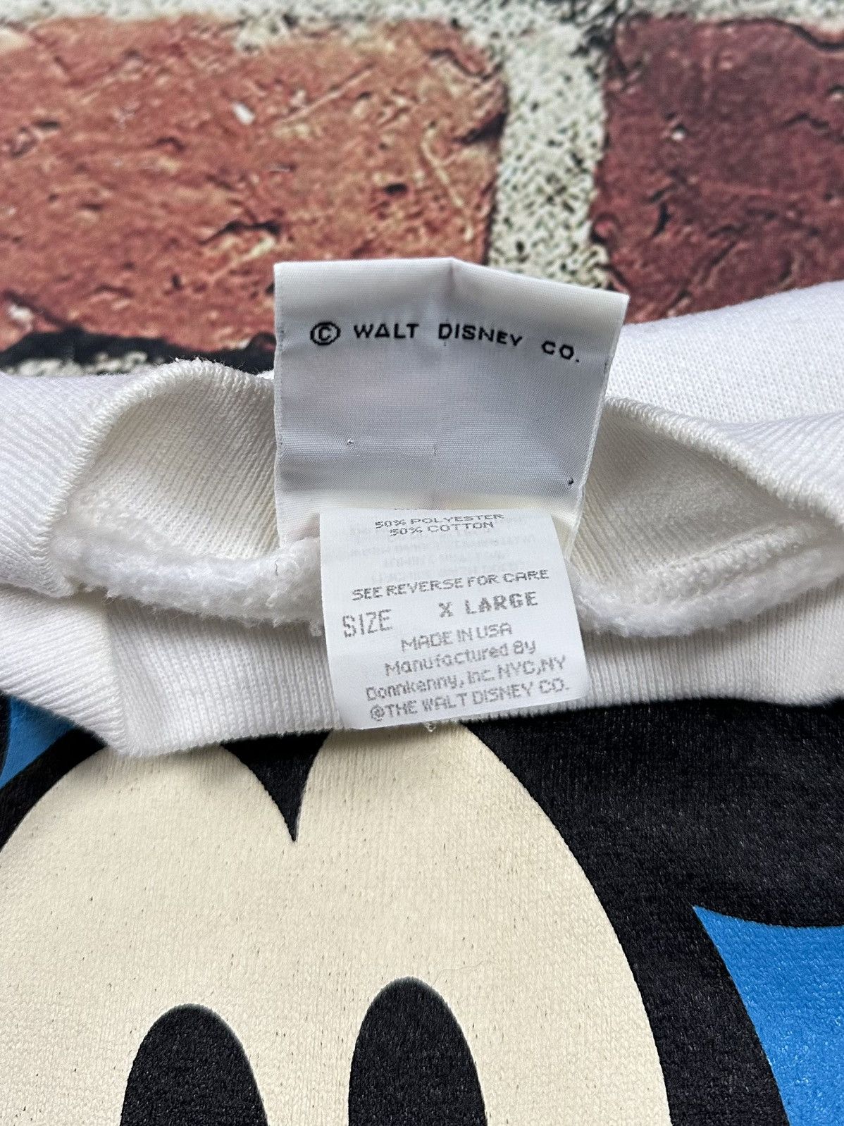 Mickey & Co. Vintage Walt Disney Mickey Mouse Shadow Graphic Sweatshirt Size US XL / EU 56 / 4 - 8 Thumbnail