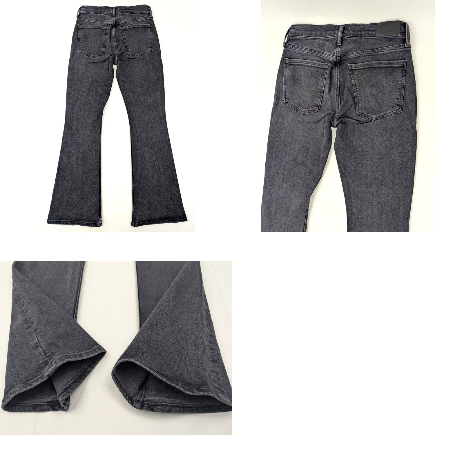 Citizens Of Humanity Citizens of Humanity Emmanuelle Slim Bootcut Jeans Women 27x30 Denim Stretch Black 5-Pocket Zipper Button Mid Rise Vintage: No Size 27" / US 4 / IT 40 - 9 Thumbnail