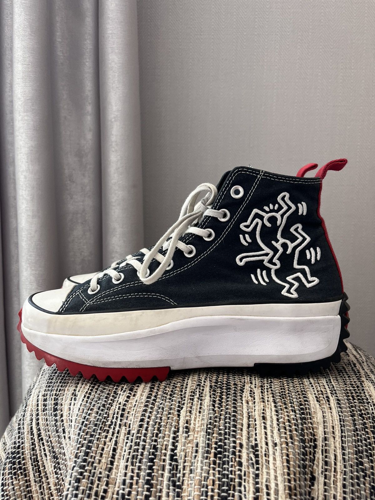 Converse × Keith Haring Converse Keith Haring Run Star Hike High Top Sneakers chuck Size US 10 / EU 43 - 2 Thumbnail