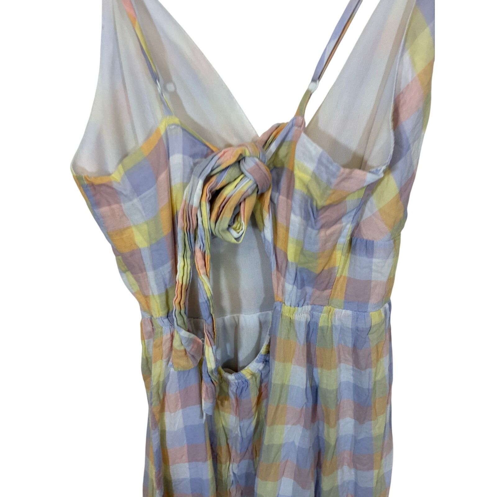 Jessica Simpson Jessica Simpson Easter Gingham Plaid Dainty Cottagecore Maxi Size M / US 6-8 / IT 42-44 - 4 Thumbnail