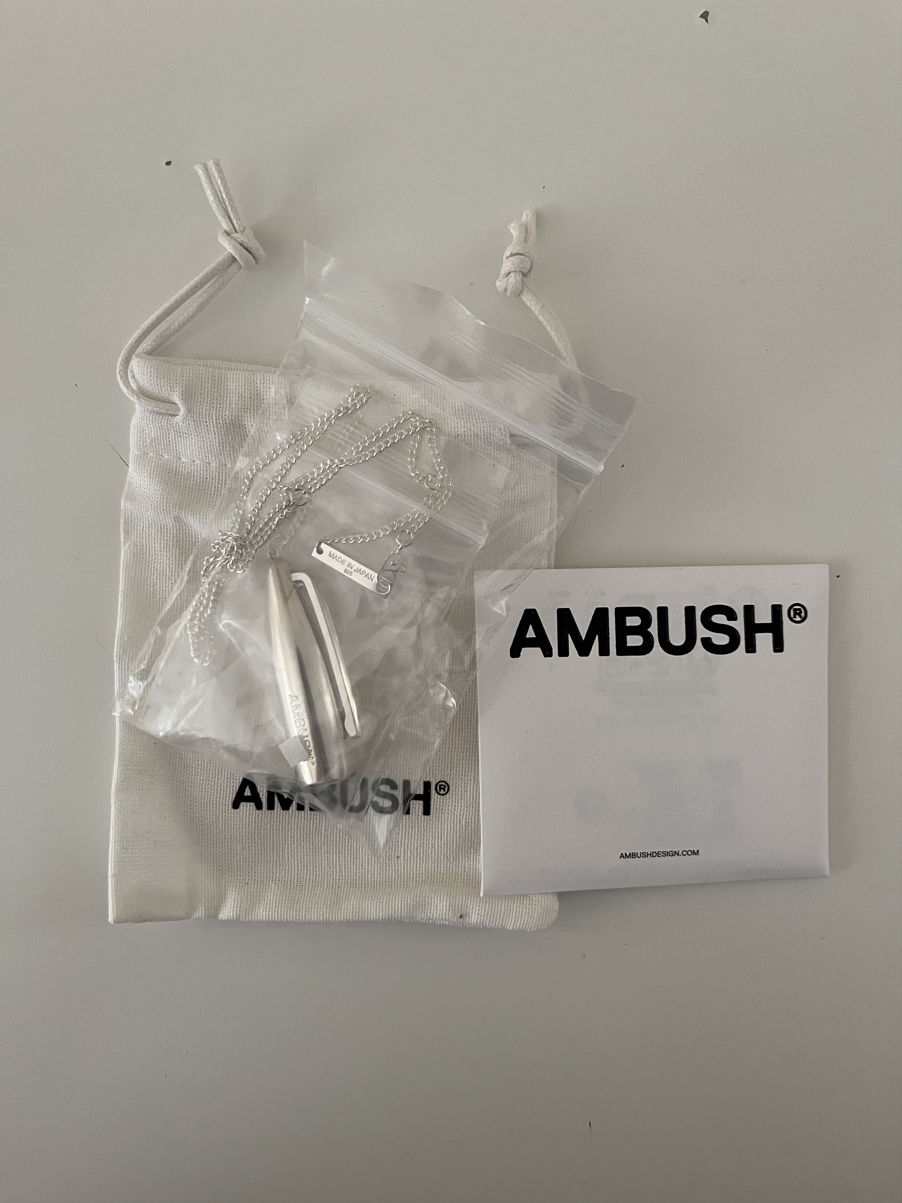 Ambush Design AMBUSH Pen Cap silver (925) pendant necklaces Size ONE SIZE - 3 Thumbnail
