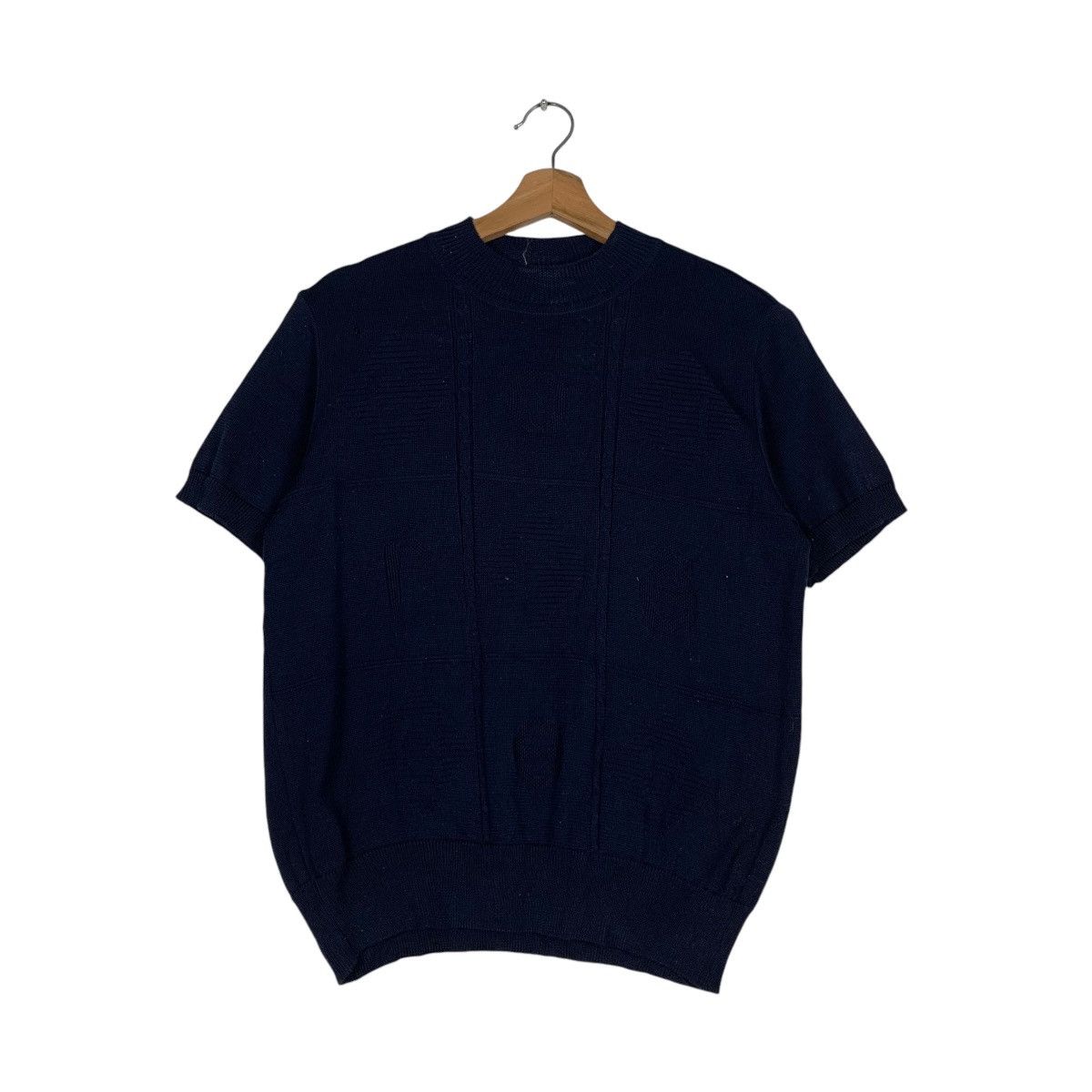Courreges COURREGES Short Sleeve Crewneck Knitted Sweater #1226-C55 Size S / US 4 / IT 40 - 1 Thumbnail