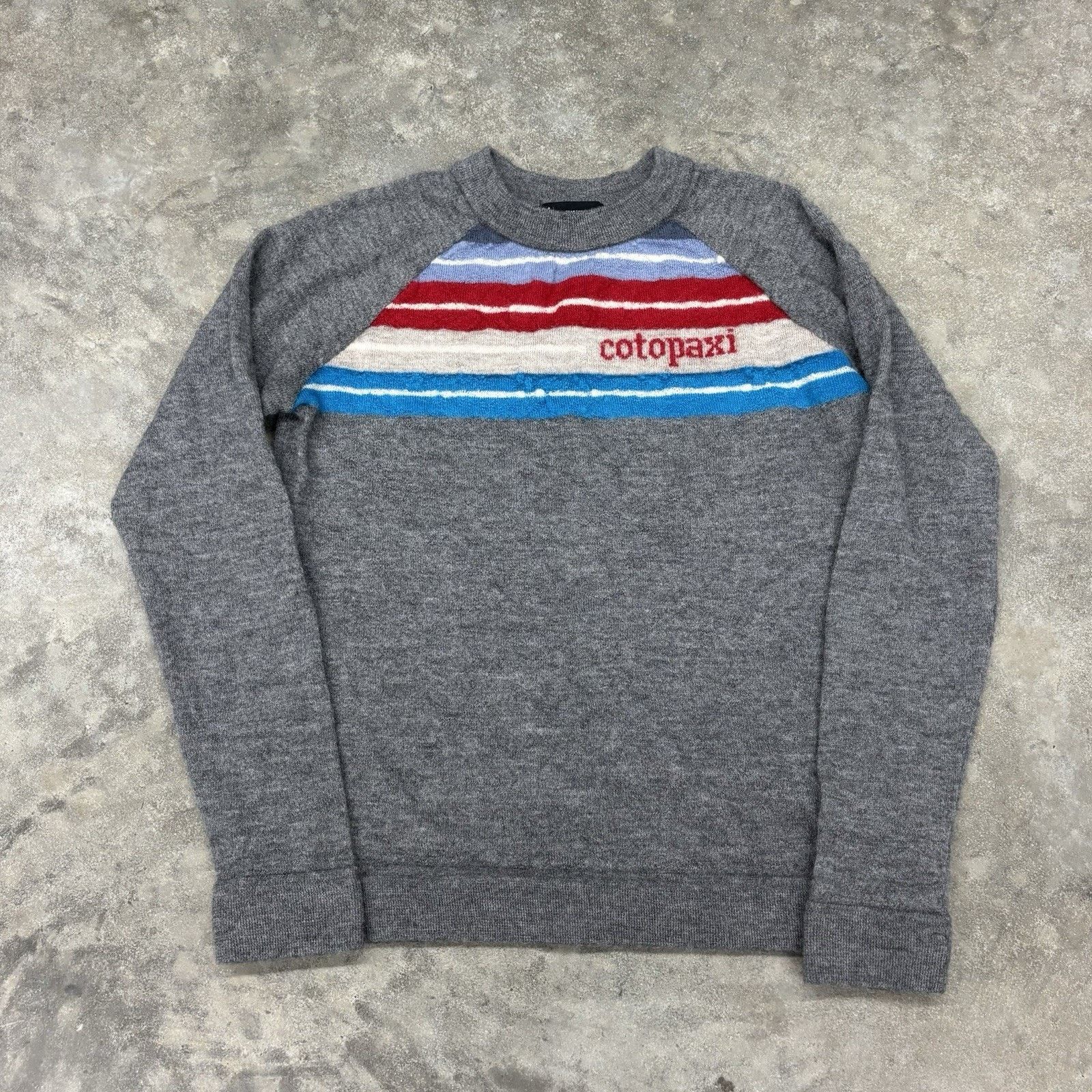 Cotopaxi Cotopaxi Libre Llama Unisex Sweater Gray Red White Blue Size M / US 6-8 / IT 42-44 - 2 Thumbnail