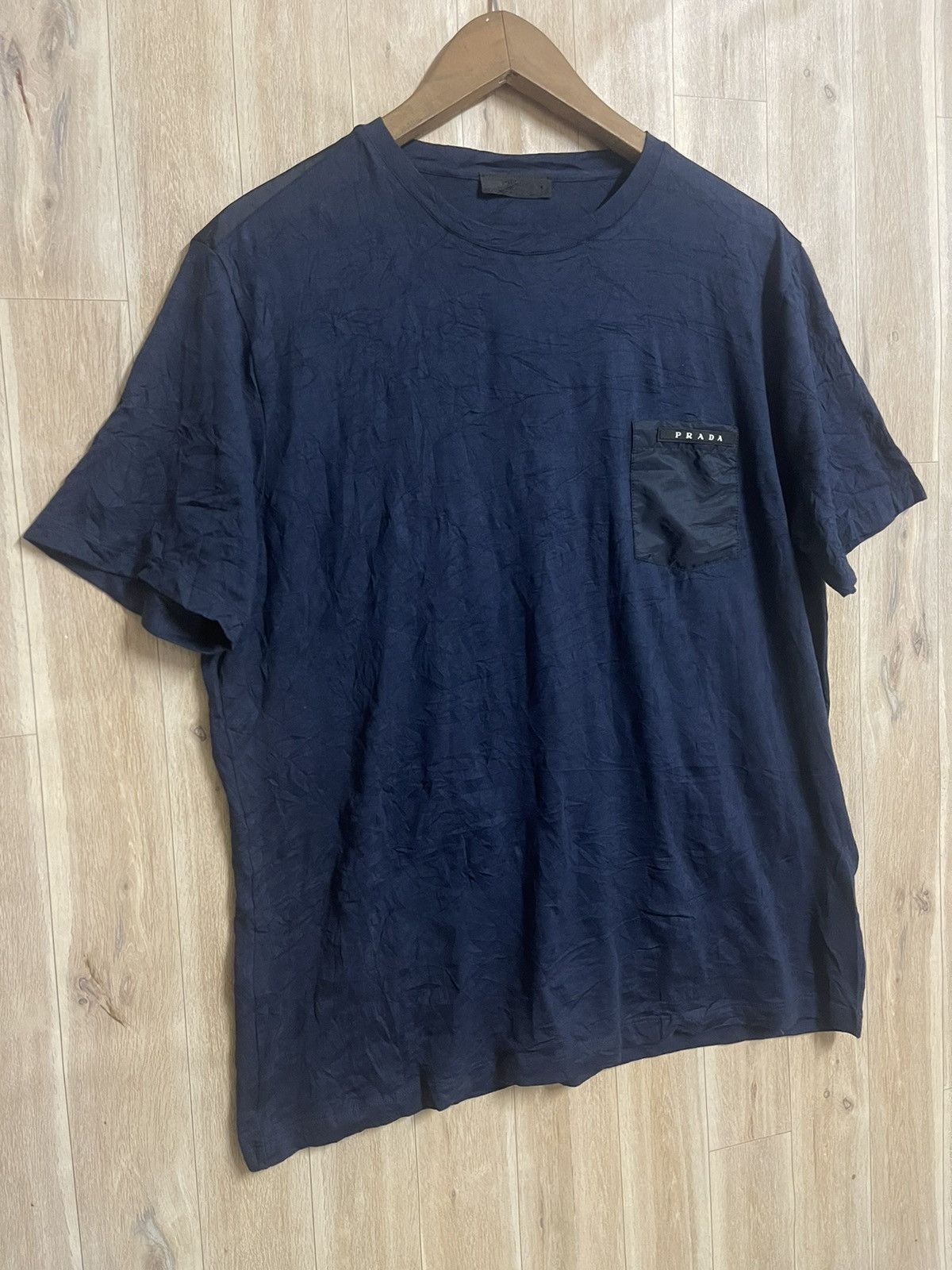 Prada Prada Re-Nylon Pocket Jersey T shirt XL Made in Romania Size US XL / EU 56 / 4 - 9 Thumbnail