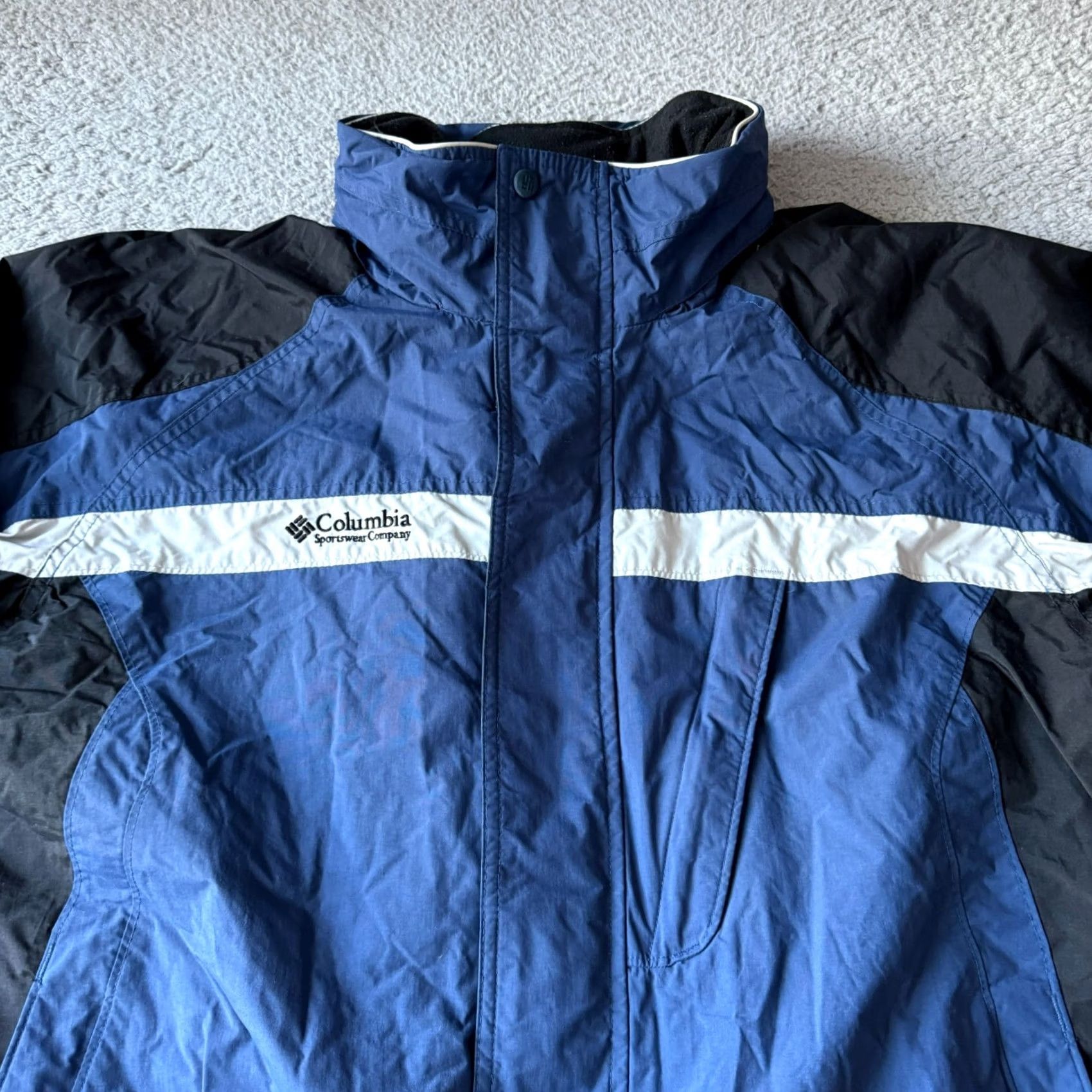 Vintage Columbia Bugaboo Interchange Jacket Mens Extra Large Waterproof Hooded Zip Softshell Bomber Outdoor Ski Size US XL / EU 56 / 4 - 2 Thumbnail