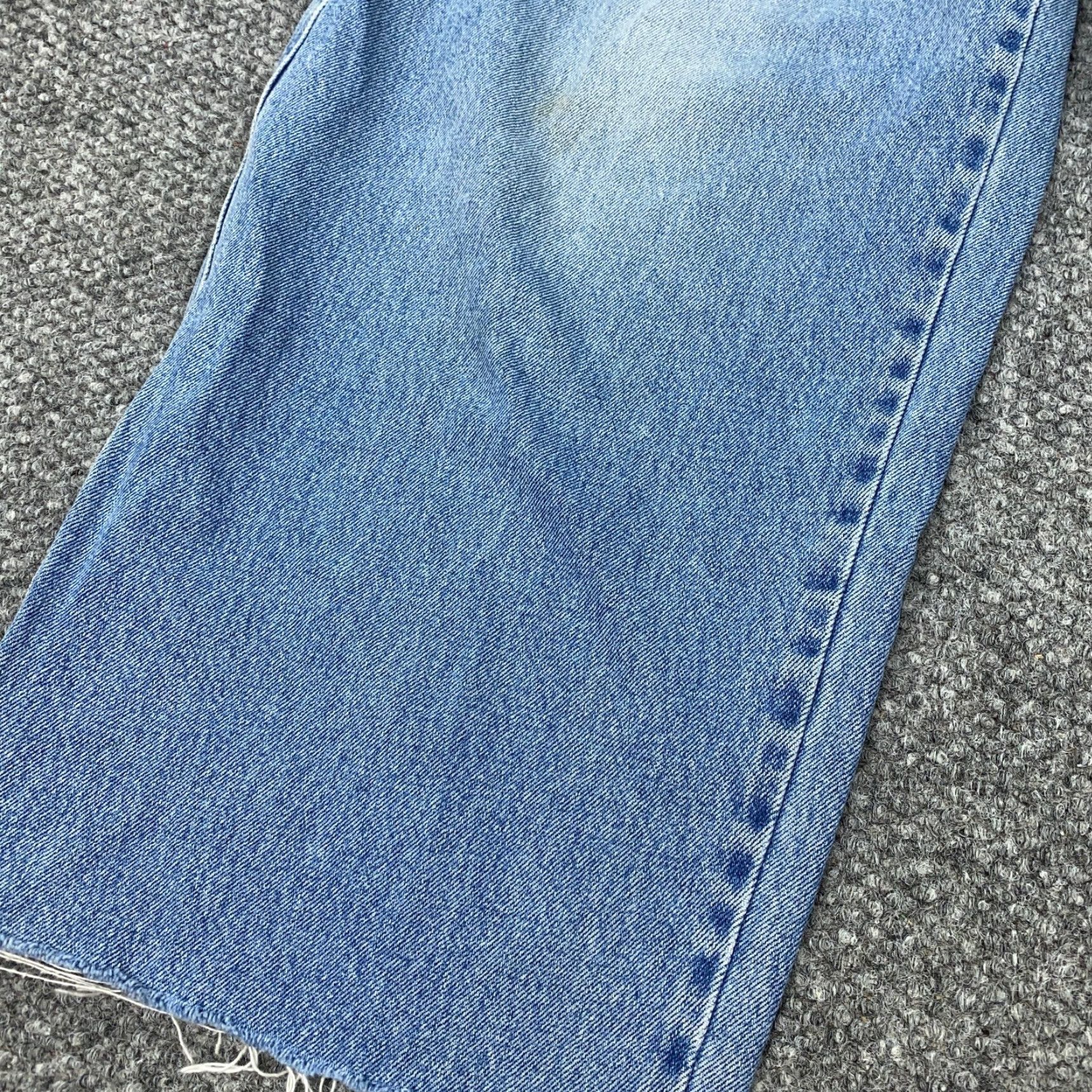Kenneth Cole VINTAGE Kenneth Cole Cargo Jeans Men 34x29 Distressed Baggy Skate 90s Grunge Denim Size US 32 / EU 48 - 7 Thumbnail