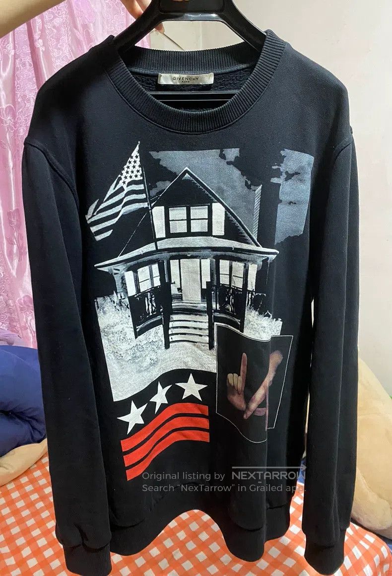 Givenchy Givenchy Blue, Pink, Red Gradation Color Block Embroidered Size US S / EU 44-46 / 1 - 1 Thumbnail