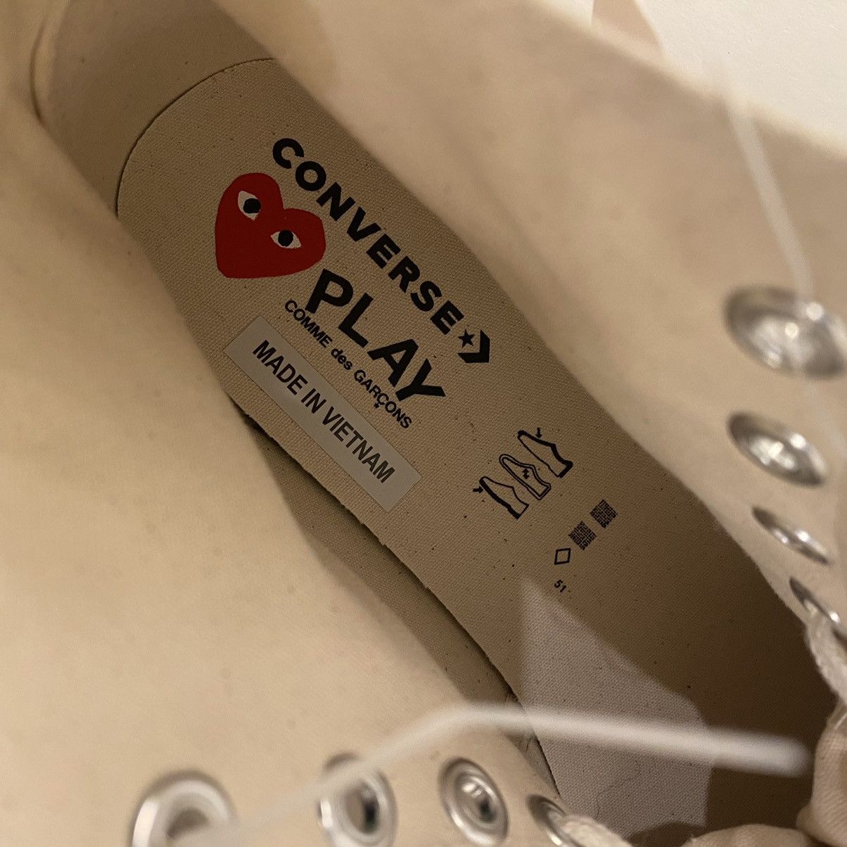 Comme des Garcons PLAY × Converse CDG heart shoe Size US 9 / EU 42 - 6 Thumbnail