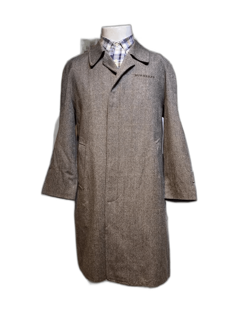 Vintage Burberry Long Wool Coat for Men