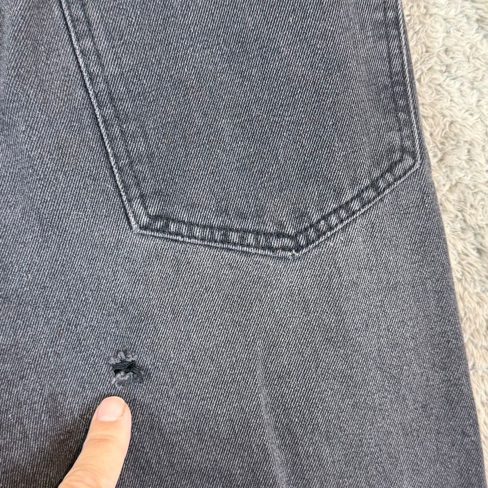 THE KRIPT Kript Black Gavin Boyfriend Mom Jean Asymmetrical Button Fly Size 26" / US 2 / IT 38 - 6 Thumbnail